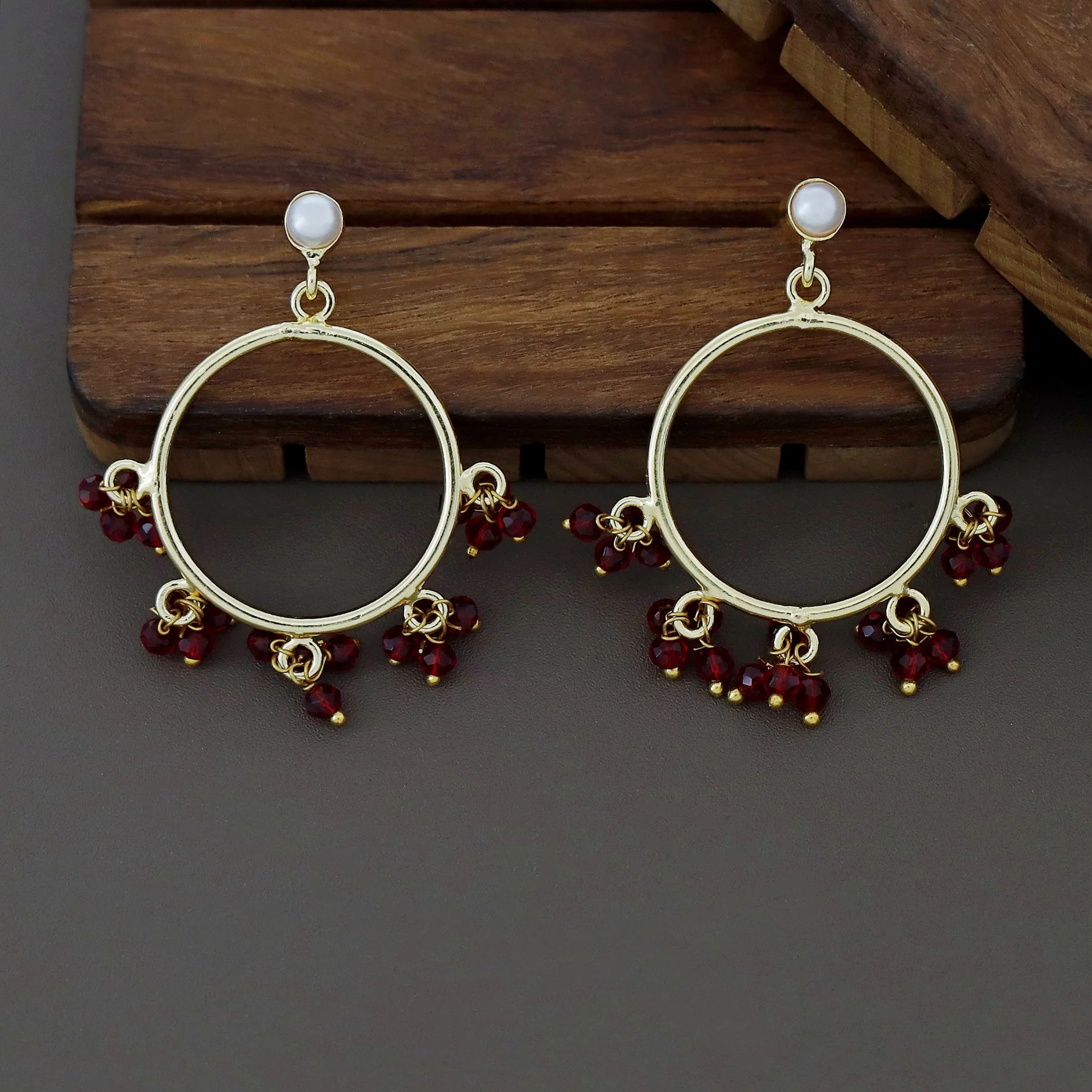 Lolla Glossy Pearl Earring - Image 7