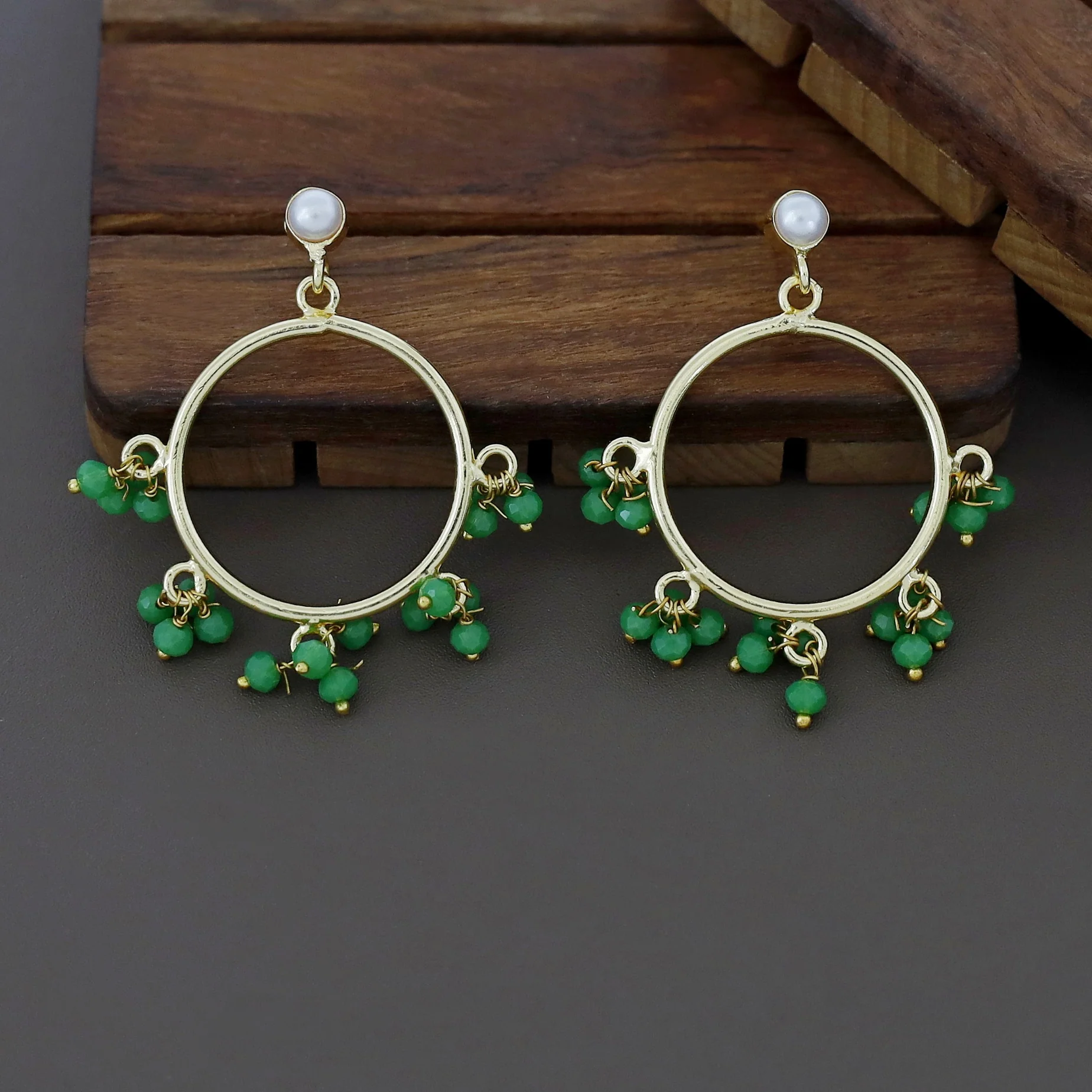 Lolla Glossy Pearl Earring - Image 8