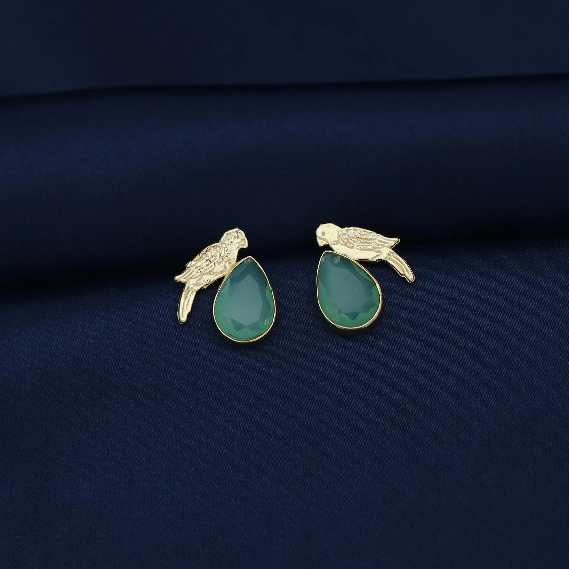 Lorna Glossy Drop Bird Earring - Image 11