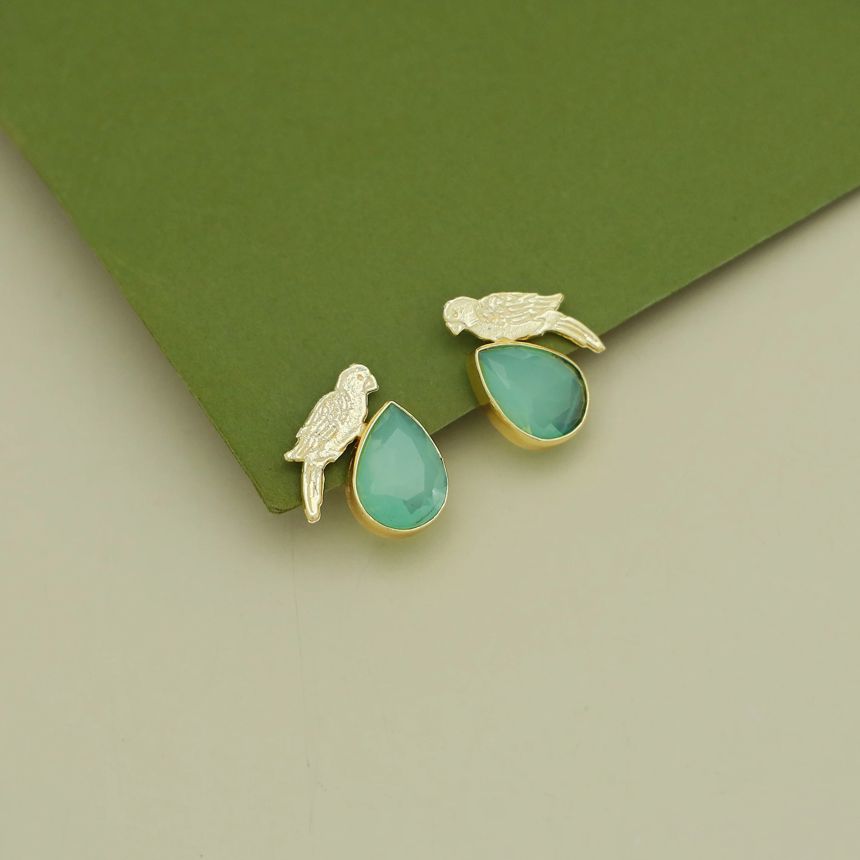 Lorna Glossy Drop Bird Earring - Image 12