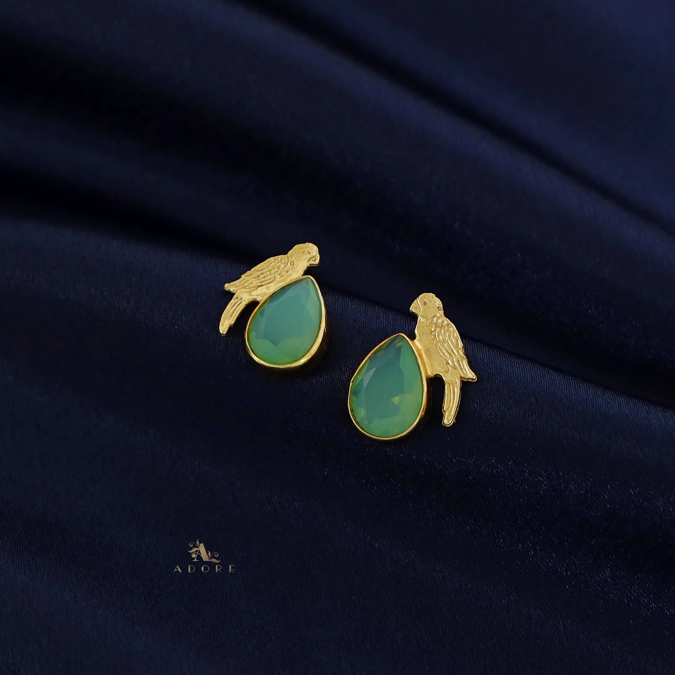 Lorna Glossy Drop Bird Earring - Image 13
