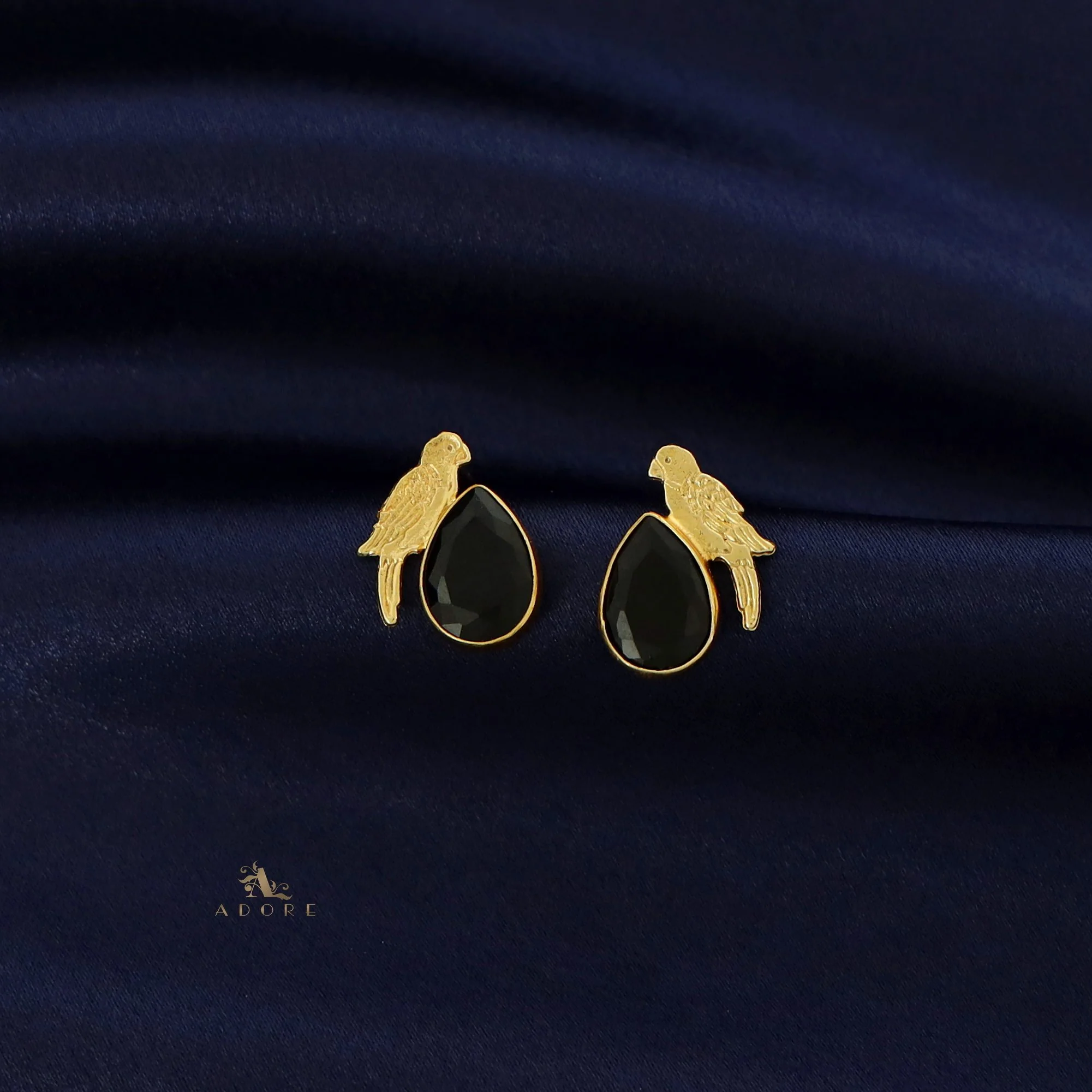 Lorna Glossy Drop Bird Earring - Image 15
