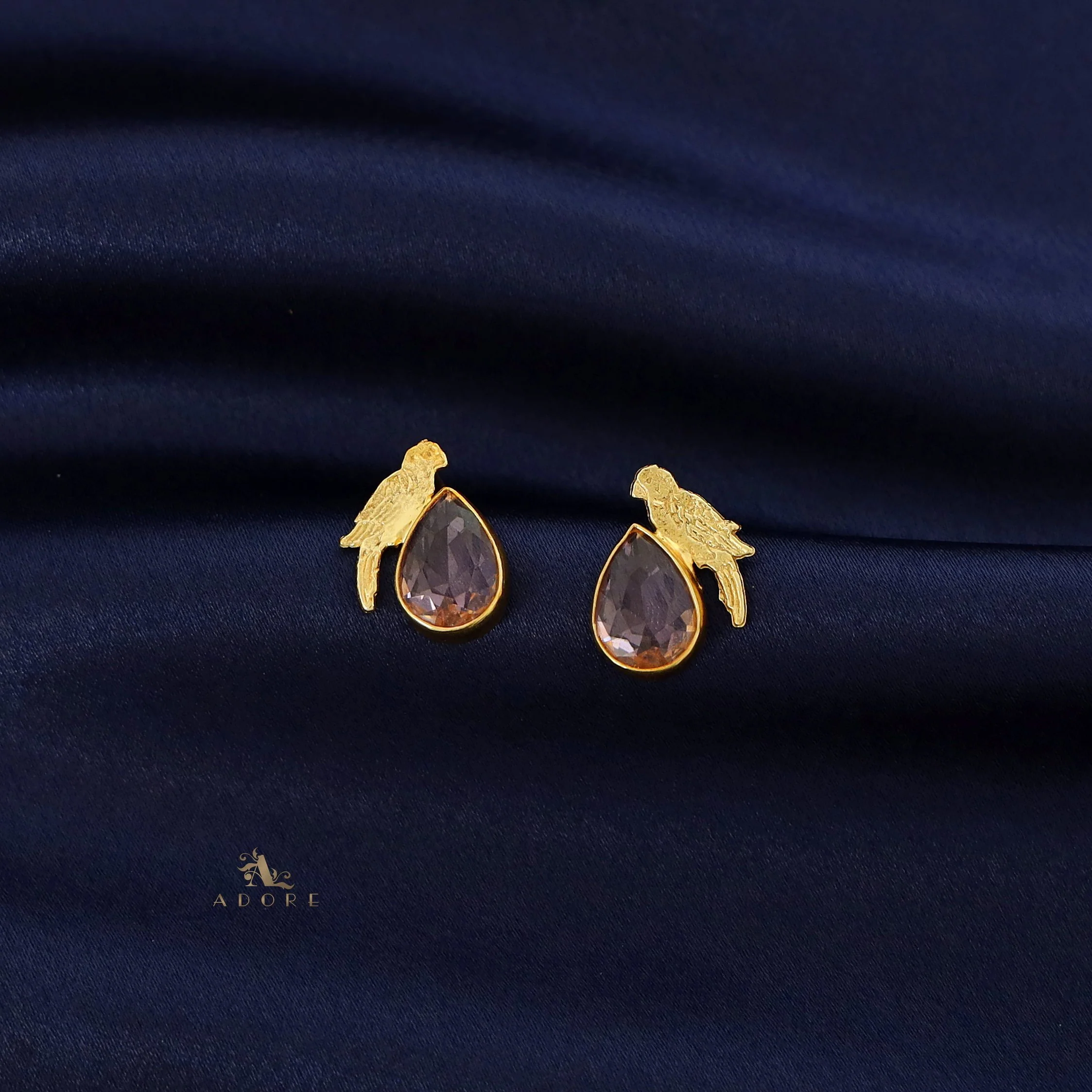 Lorna Glossy Drop Bird Earring - Image 25