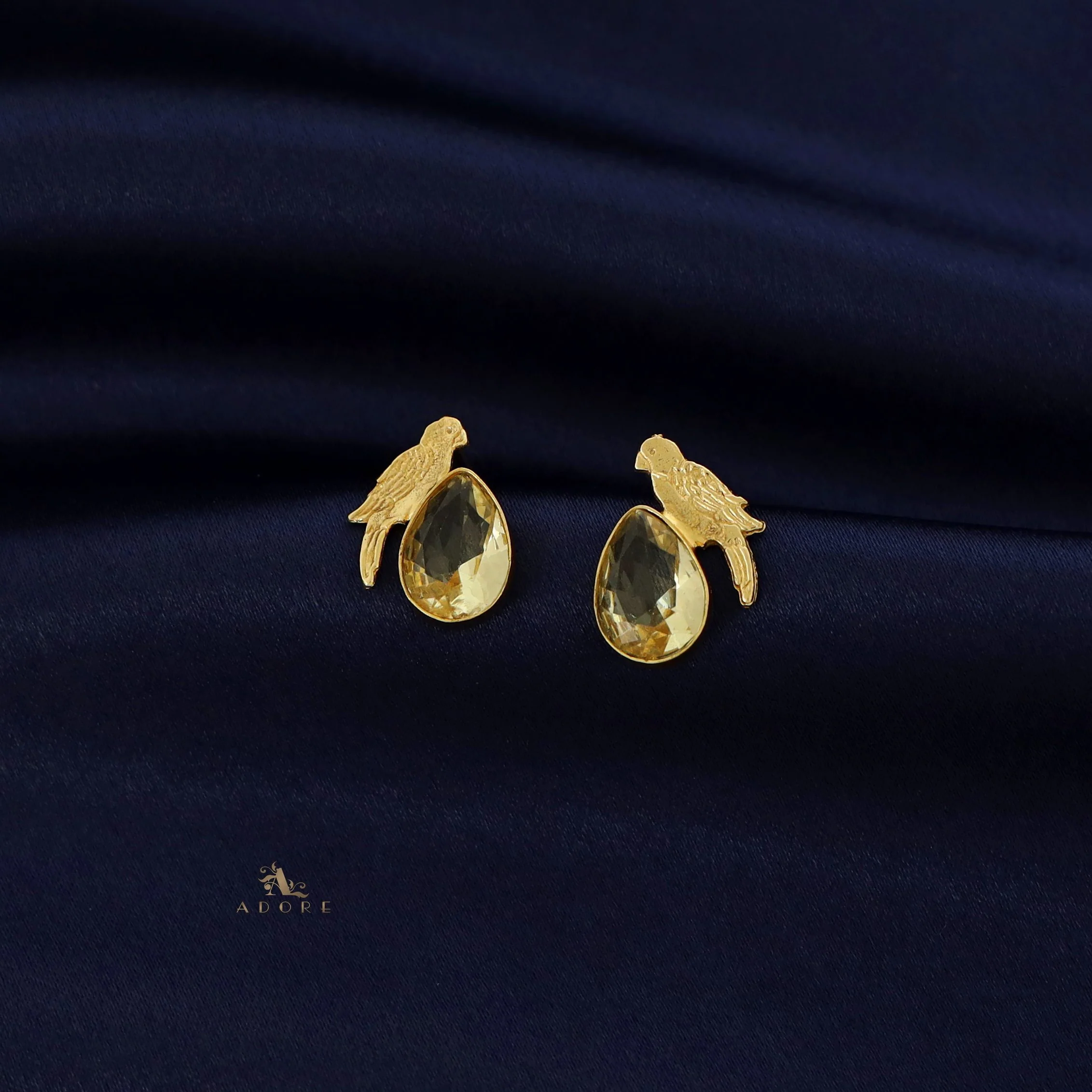 Lorna Glossy Drop Bird Earring - Image 27