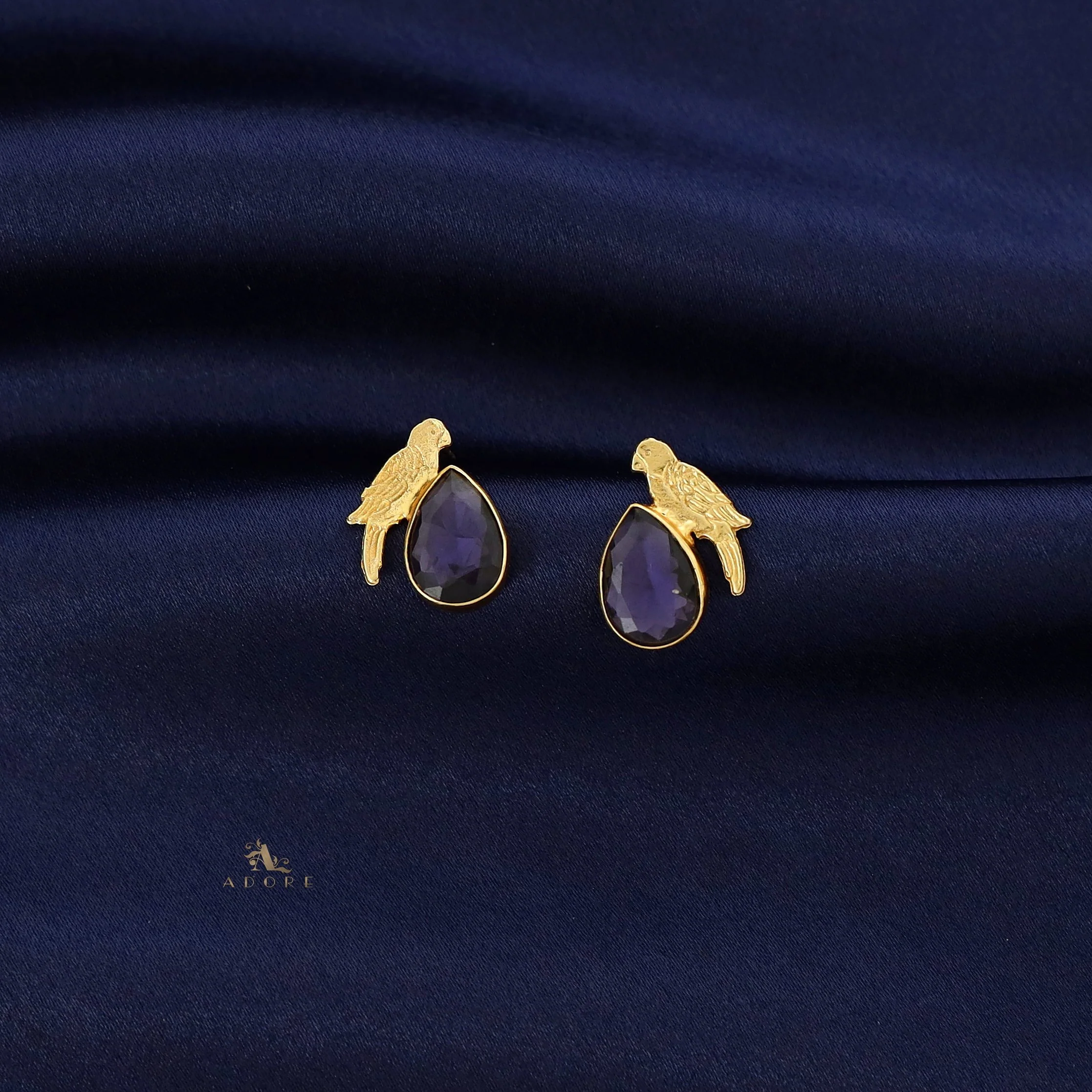 Lorna Glossy Drop Bird Earring - Image 33
