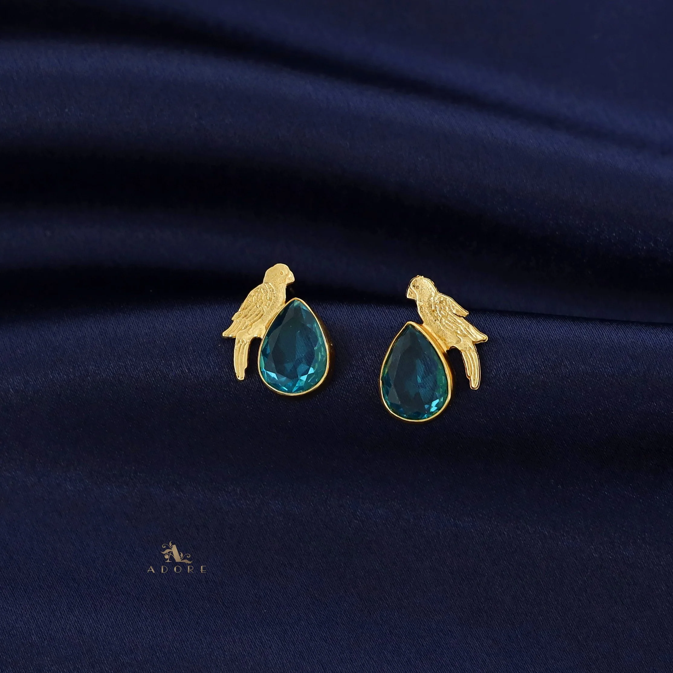 Lorna Glossy Drop Bird Earring - Image 34