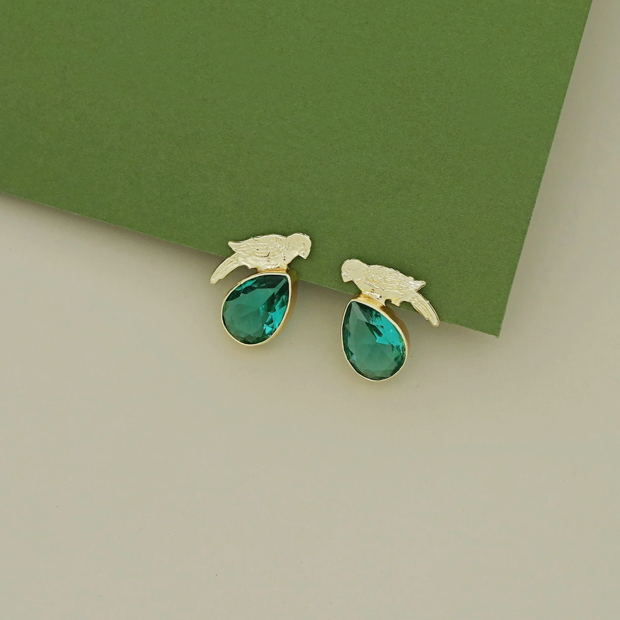 Lorna Glossy Drop Bird Earring - Image 7