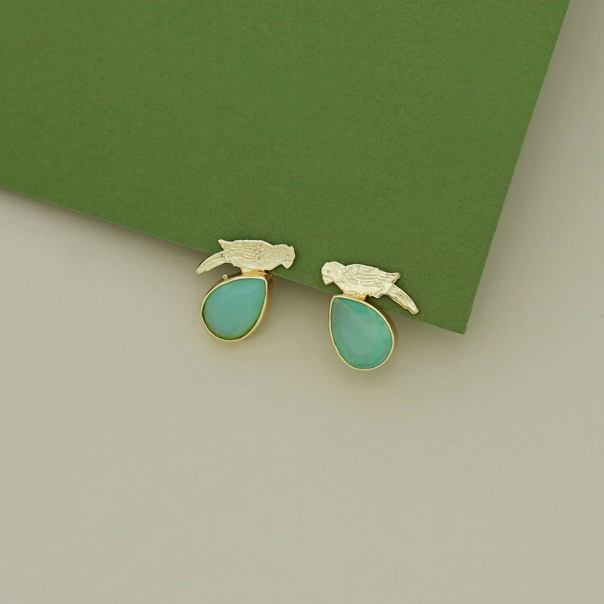 Lorna Glossy Drop Bird Earring - Image 9