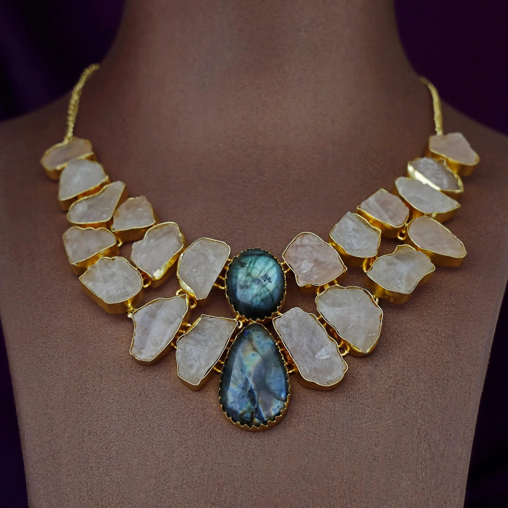 Loxley Raw Stone Neckpiece - Image 2
