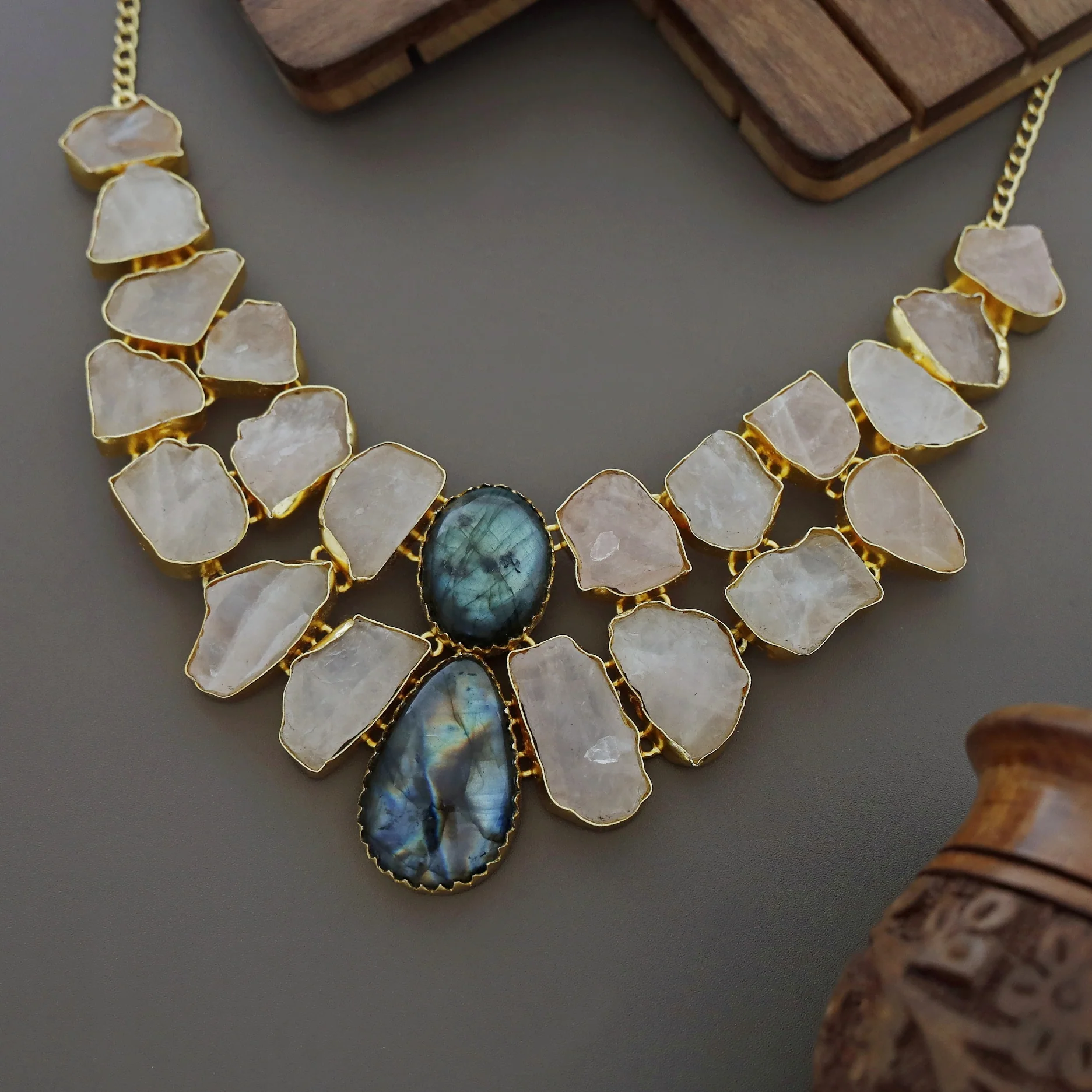 Loxley Raw Stone Neckpiece - Image 4