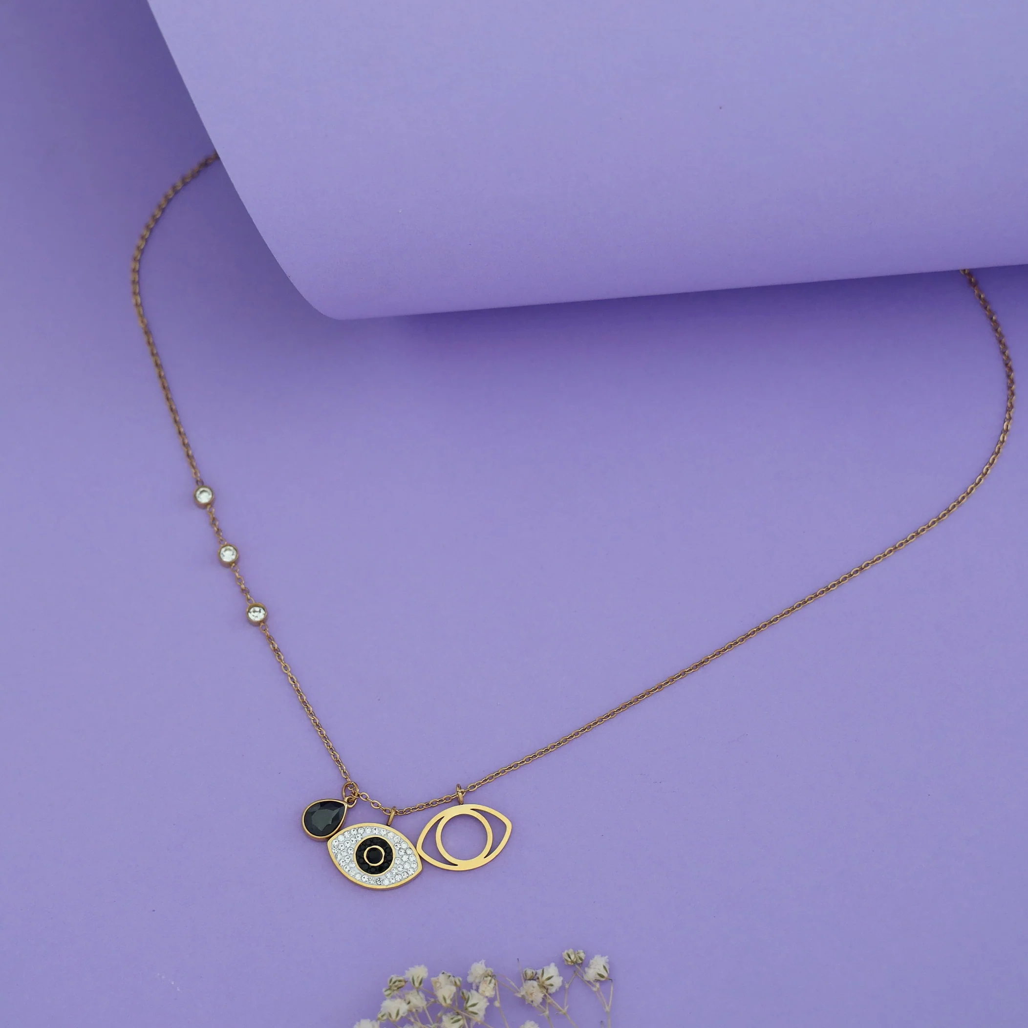 Lucinda Evil Eye Neckpiece - Image 2