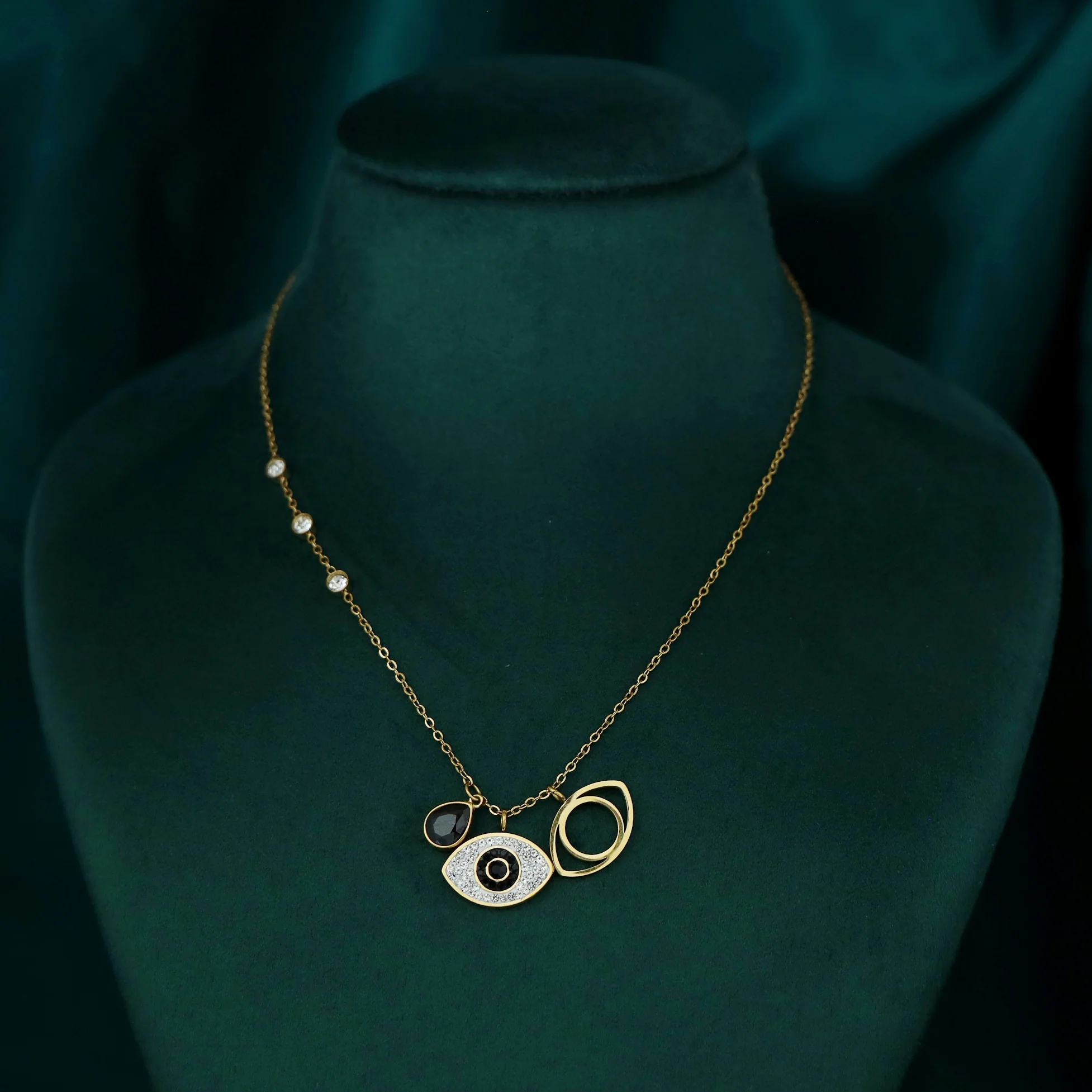 Lucinda Evil Eye Neckpiece - Image 3