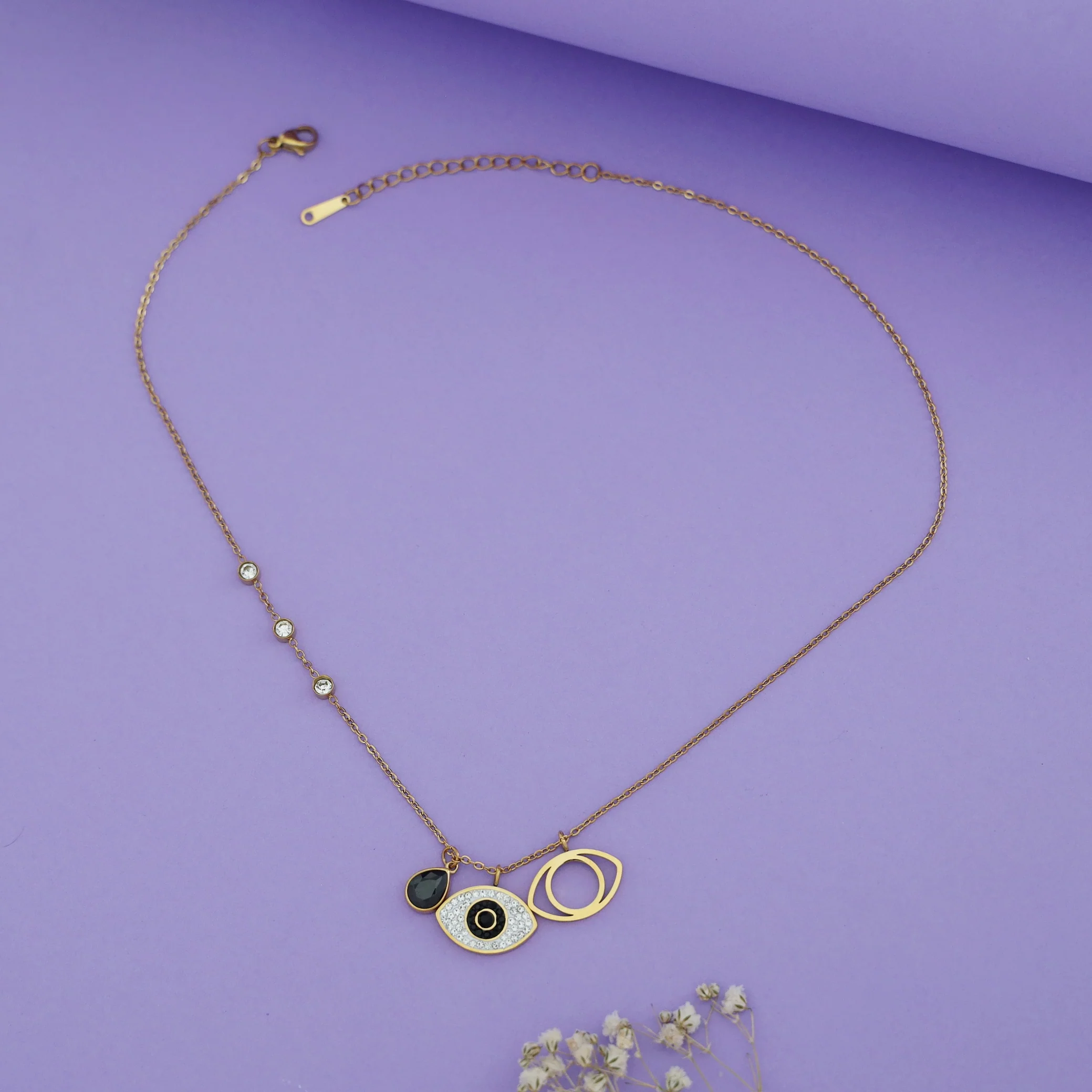 Lucinda Evil Eye Neckpiece - Image 5