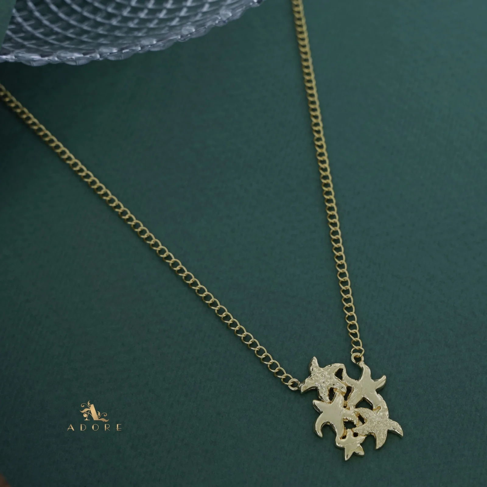Golden Star Fish Neckpiece - Image 2