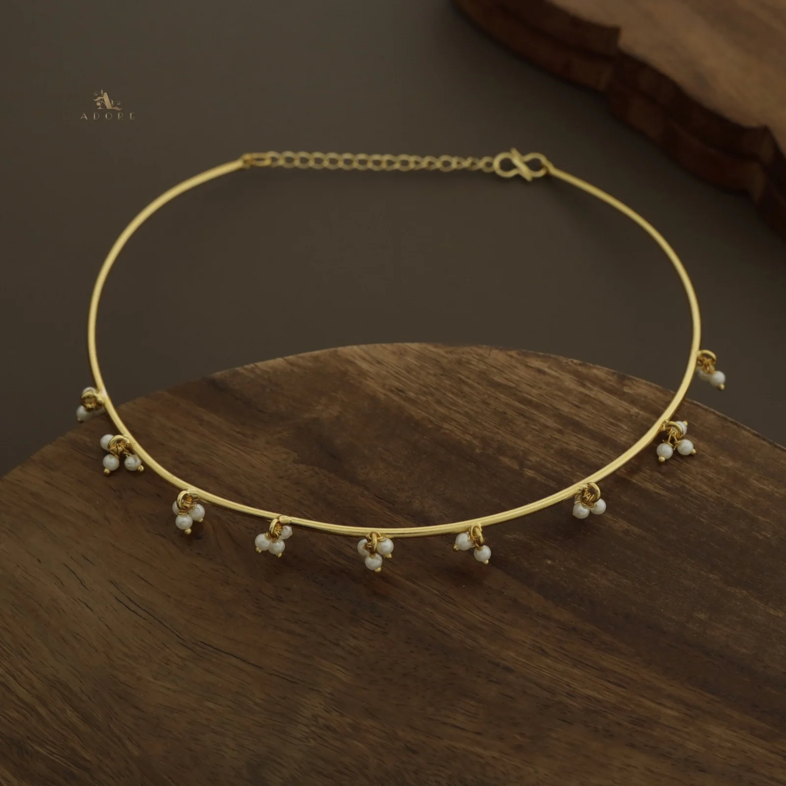 Lysander Pearl Neck Cuff - Image 4