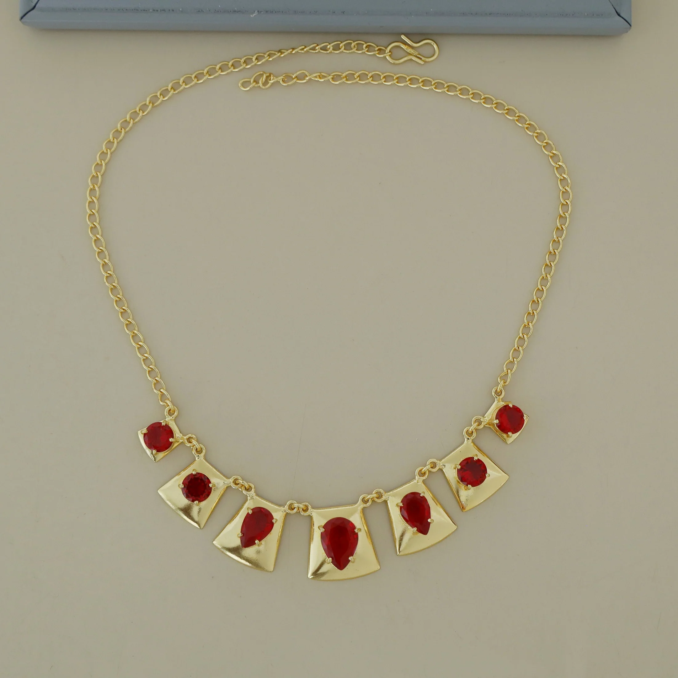 Madrigal Golden Glossy Neckpiece - Image 7