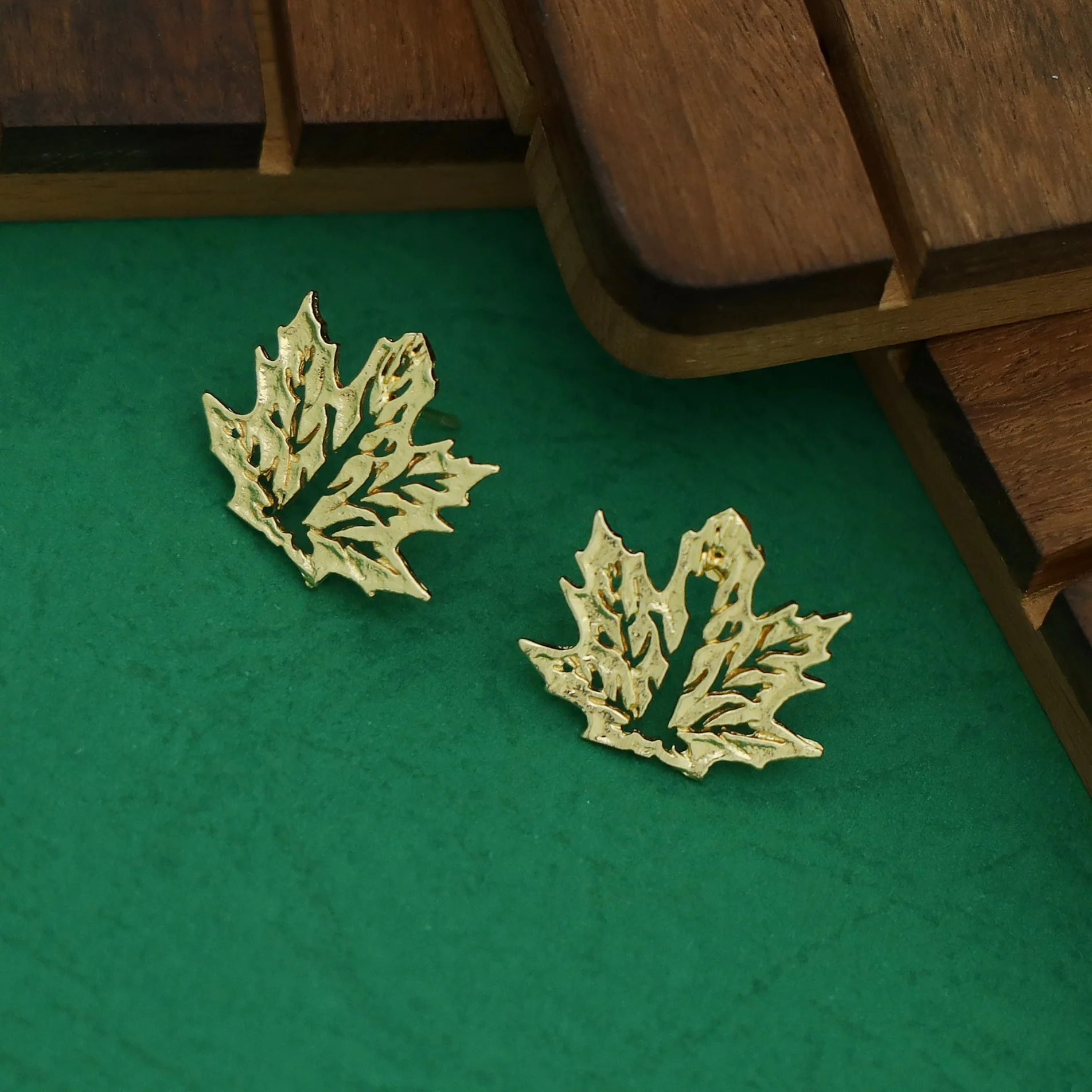 Mana Maple Leaf Earring - Image 2