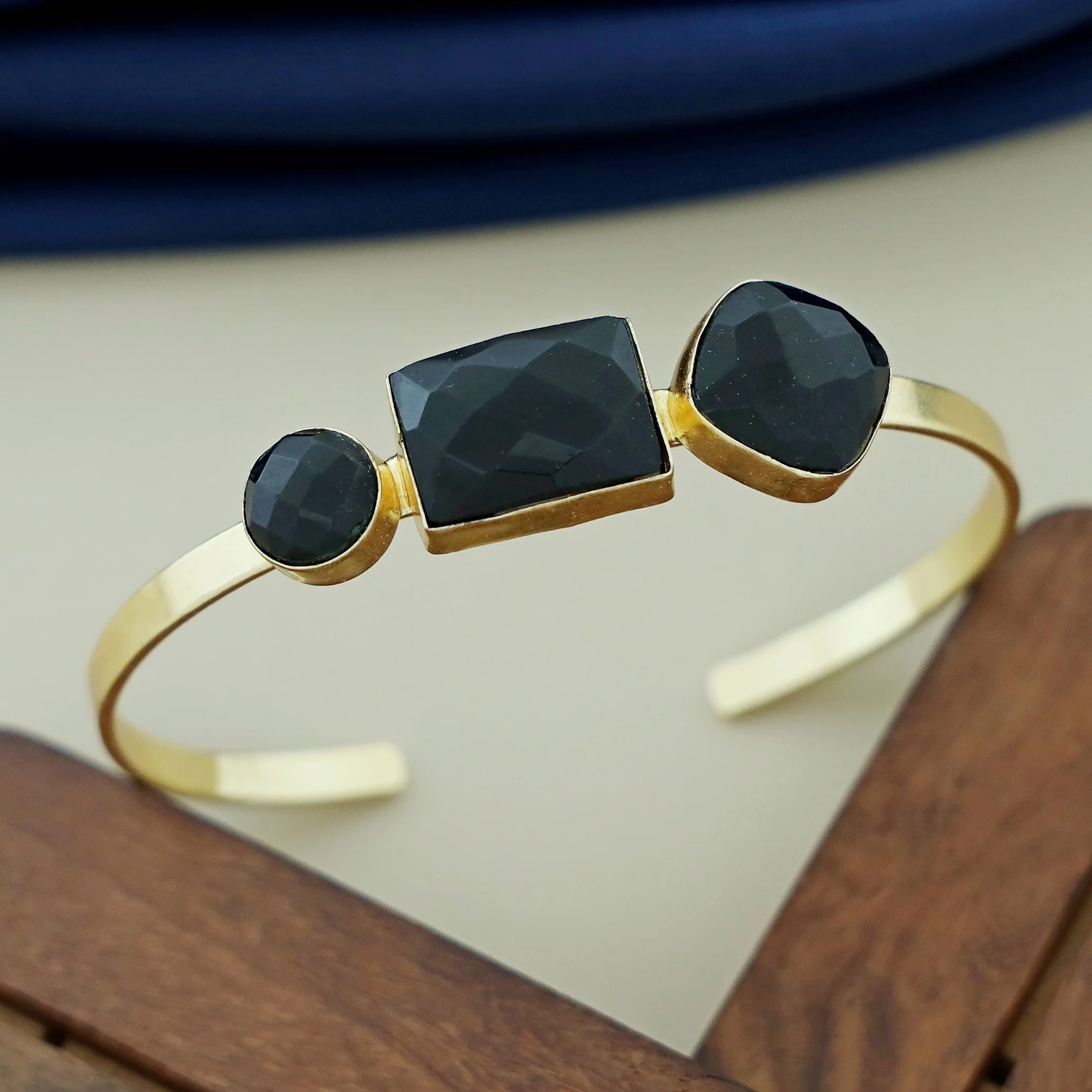 Manasi Multi Shape Tri Glossy Bangle - Image 2