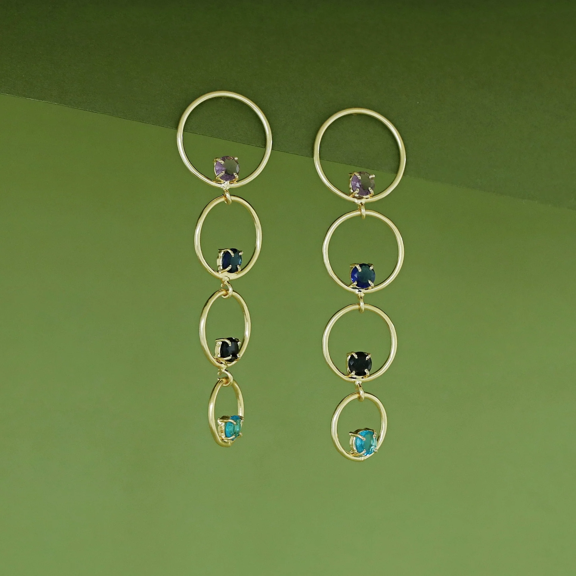 Zaya Tetra Glossy Pearl Earring - Image 2