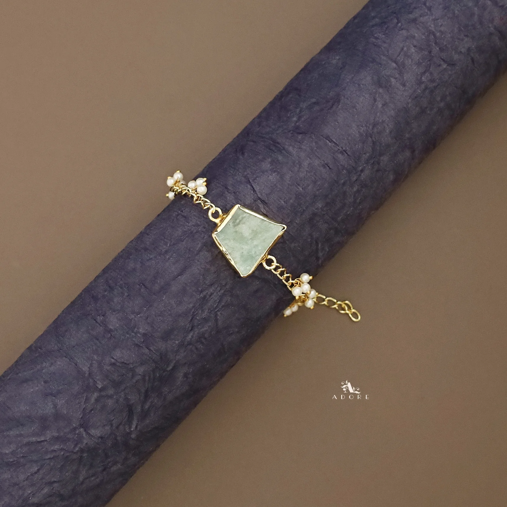Marsha Raw Stone Pearl Bracelet - Image 13
