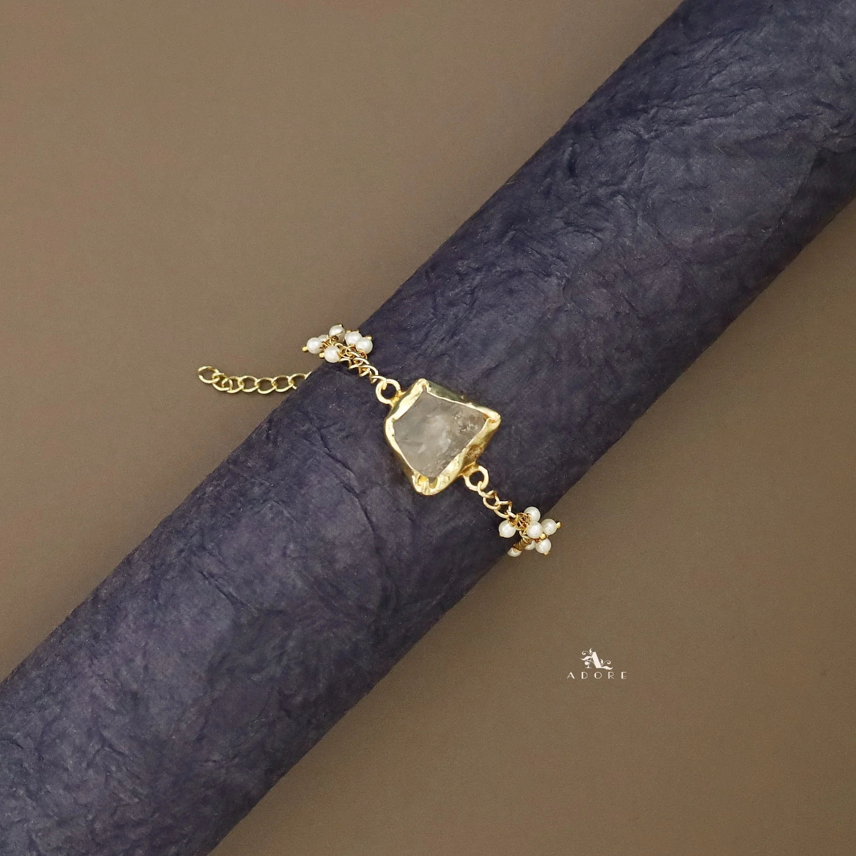 Marsha Raw Stone Pearl Bracelet - Image 15