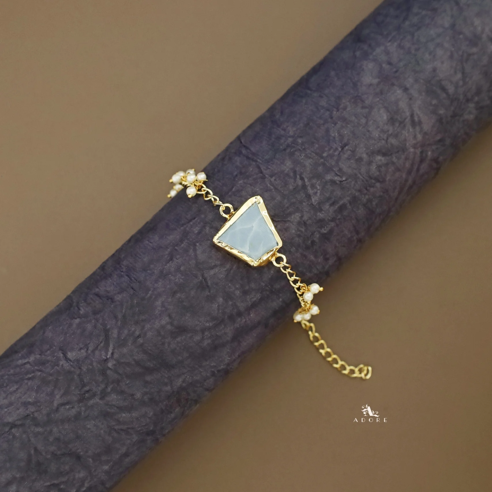 Marsha Raw Stone Pearl Bracelet - Image 16