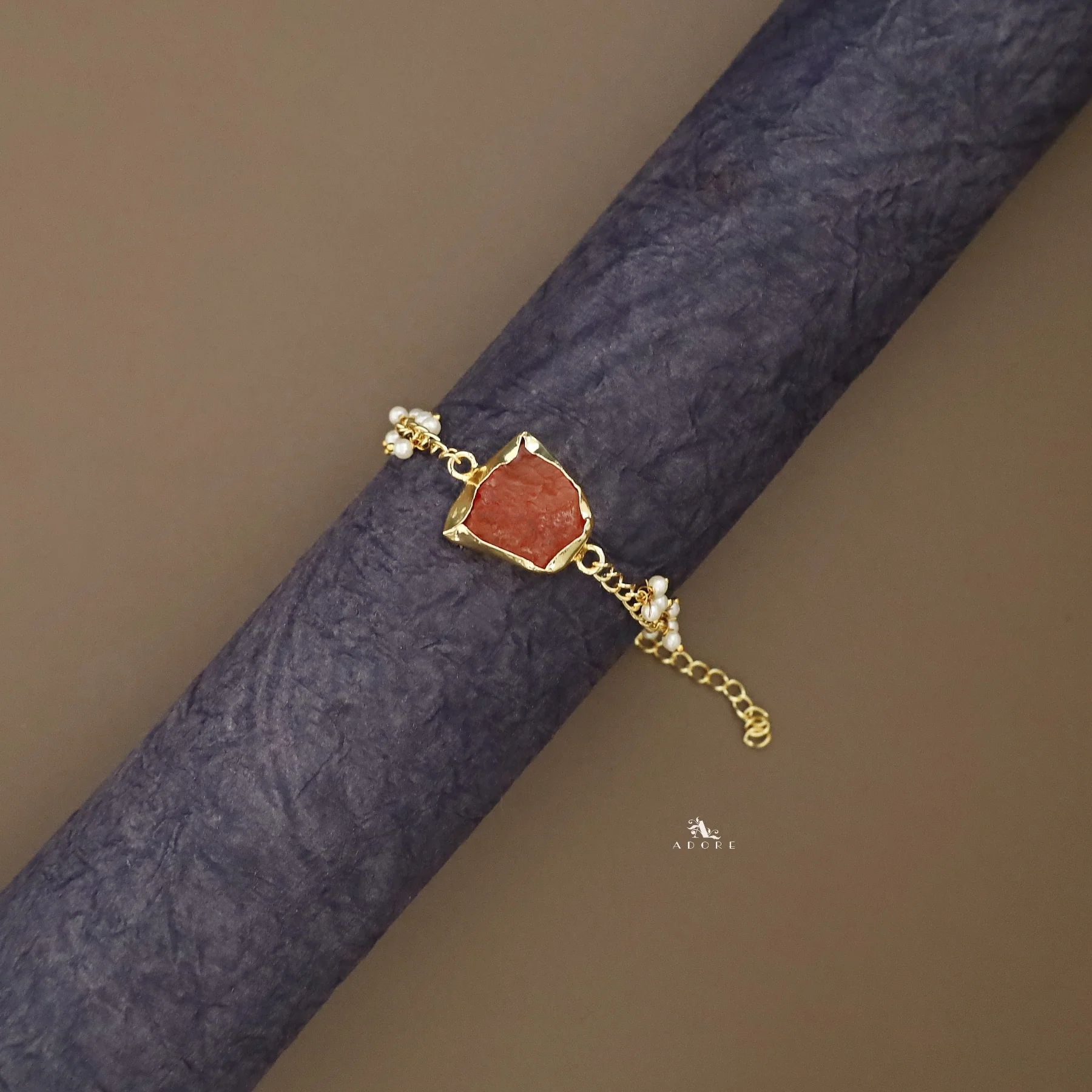 Marsha Raw Stone Pearl Bracelet - Image 17