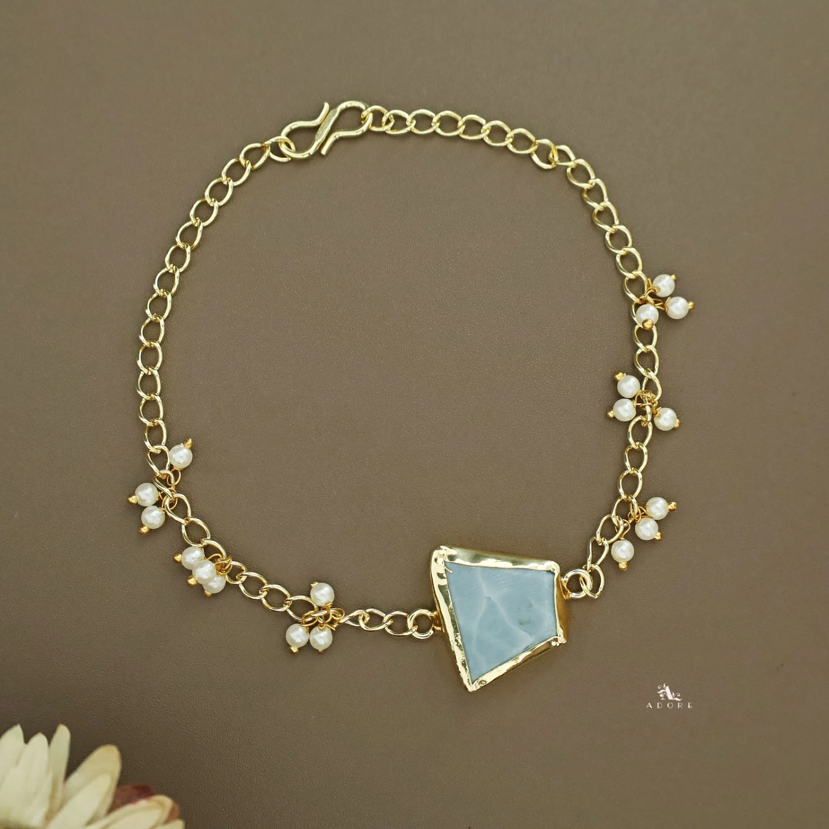 Marsha Raw Stone Pearl Bracelet - Image 5