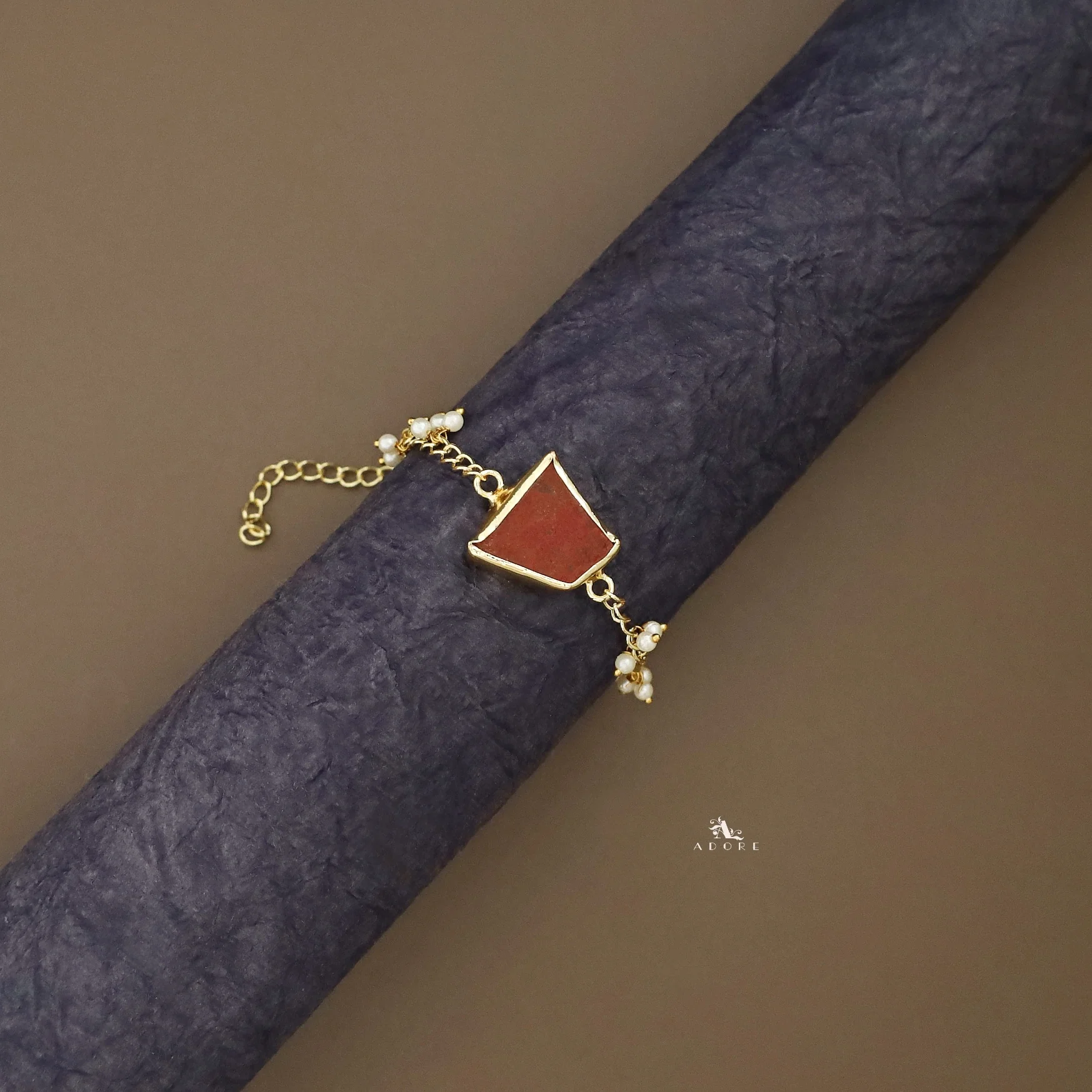Marsha Raw Stone Pearl Bracelet - Image 7