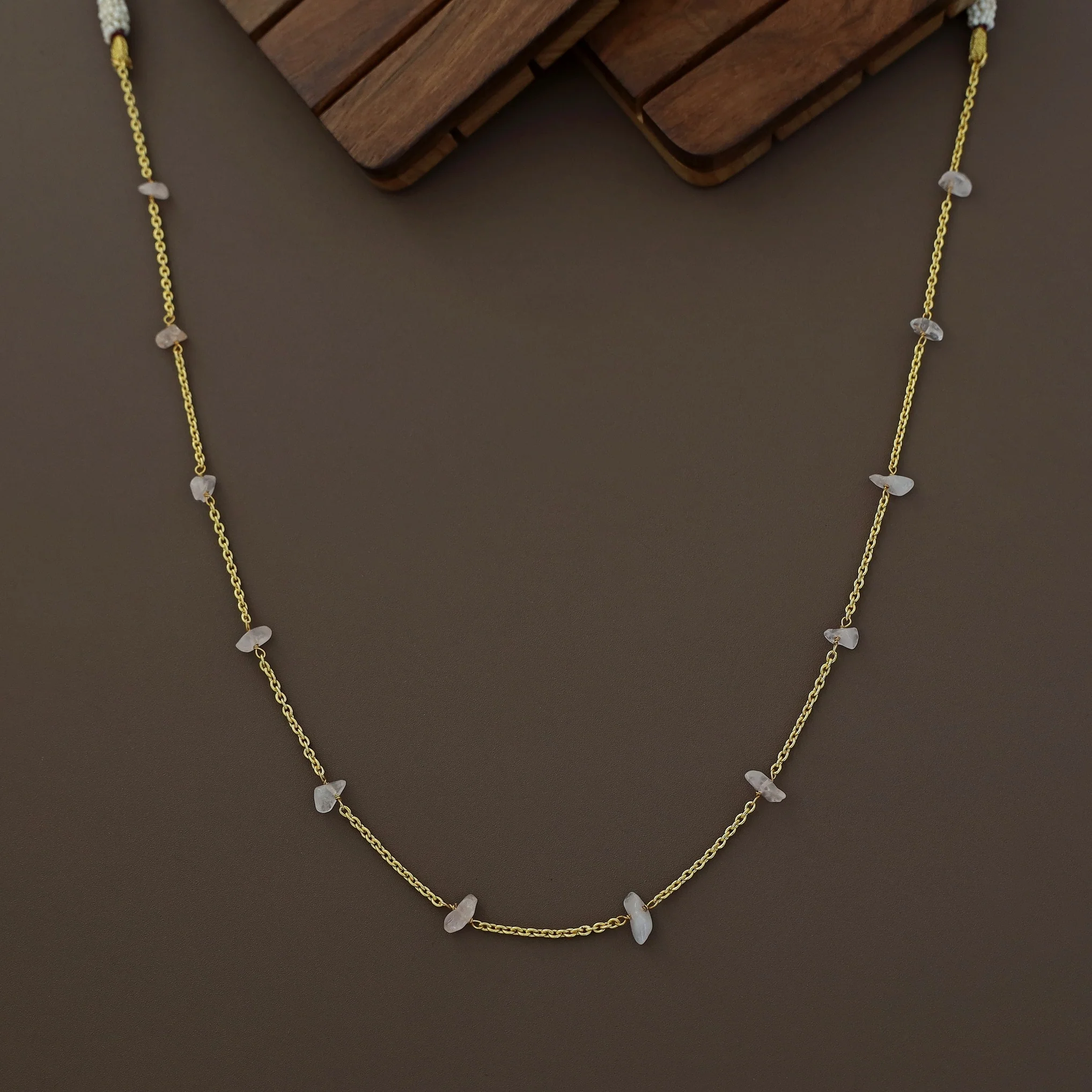 Mawar 12 Stone Short Neckpiece - Image 17