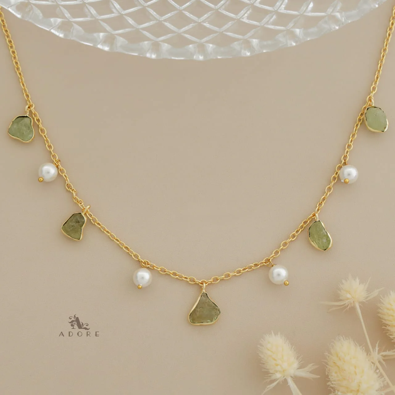 Mawar Raw Stone Pearl Neckpiece - Image 21