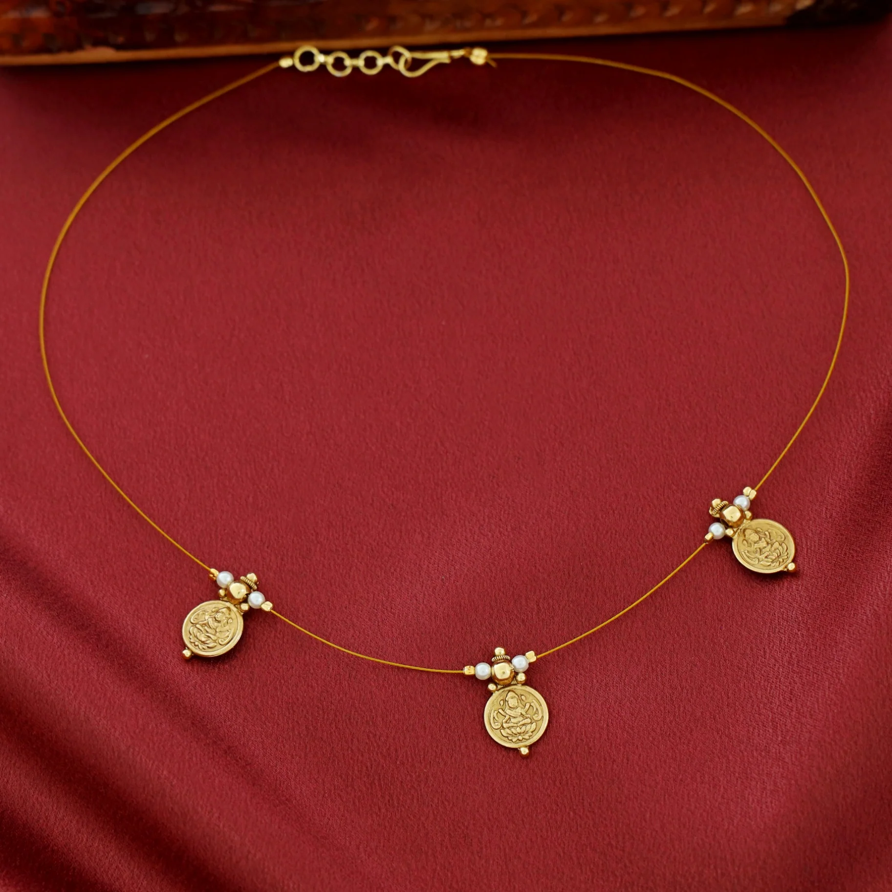 Dhanvi 3 Kashi Beaded String Neckpiece - Image 7