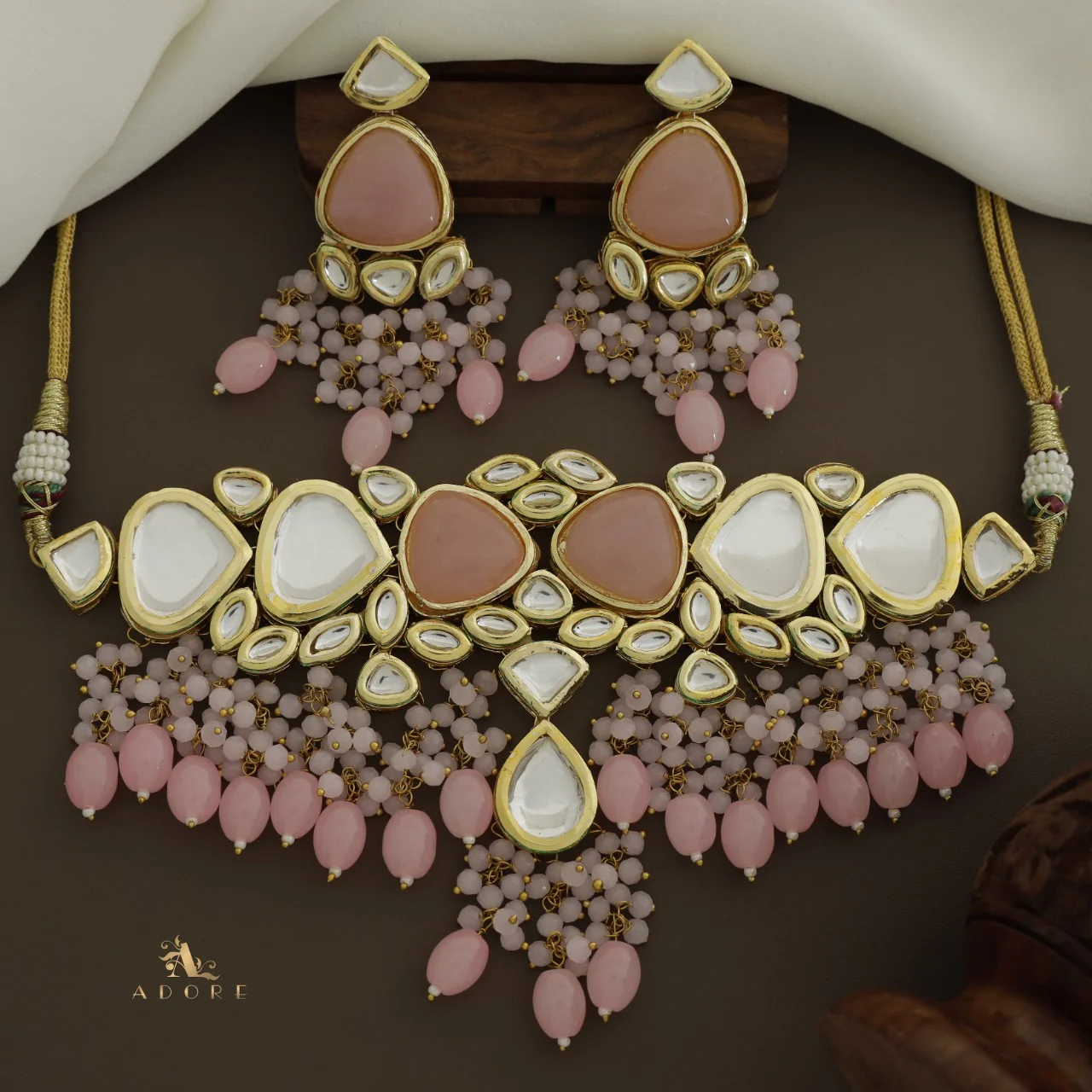 Mehanaz Kundan Choker With Earring - Image 19