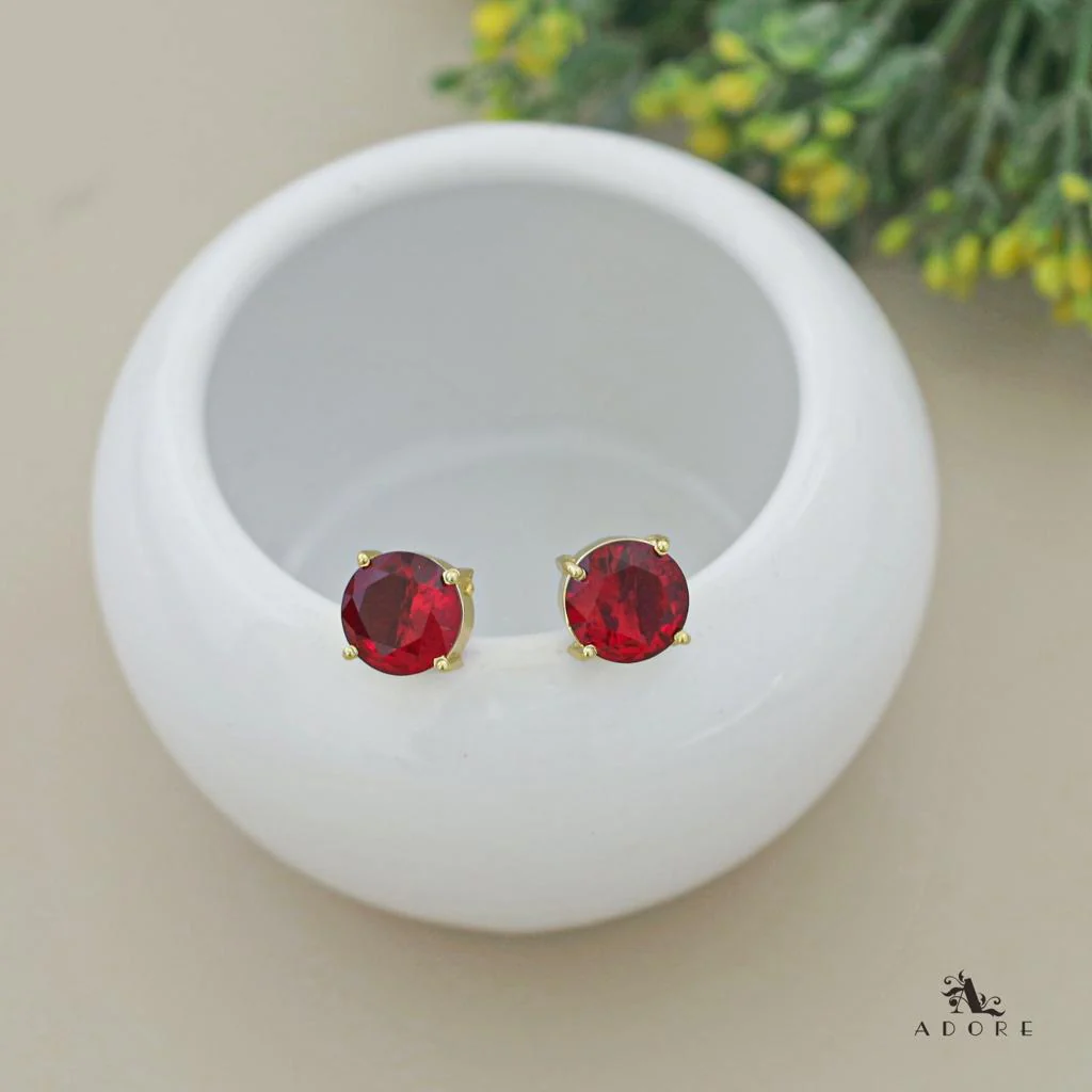 Mejuri Glossy 6 Stone Moon Neckpiece With Stud - Image 3