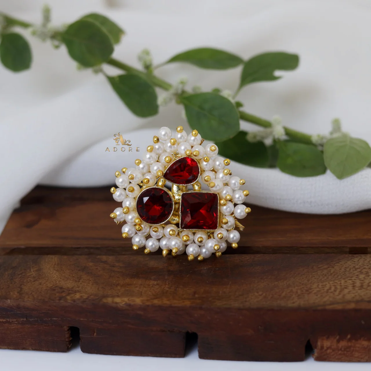 Melinsa Cluster Pearl Ring - Image 10