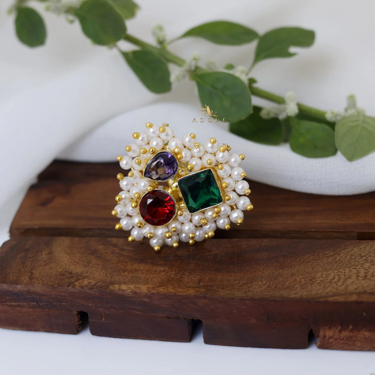 Melinsa Cluster Pearl Ring - Image 5