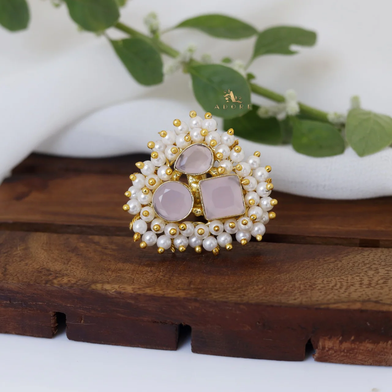 Melinsa Cluster Pearl Ring - Image 9