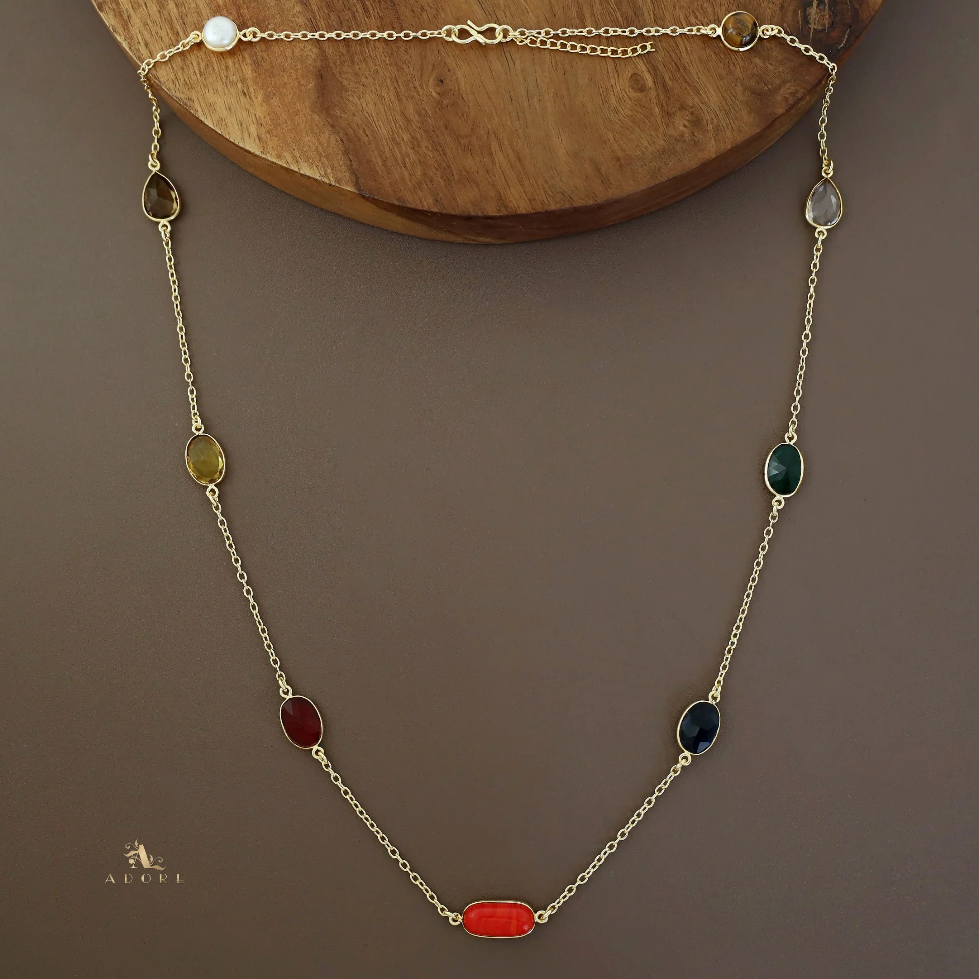 Melorra Multicolour Long Neckpiece - Image 2