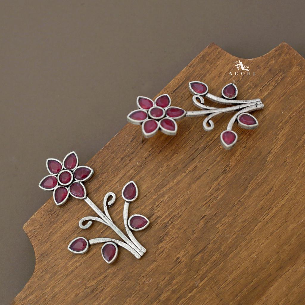 Melvirra Flower Glossy Earring - Image 8