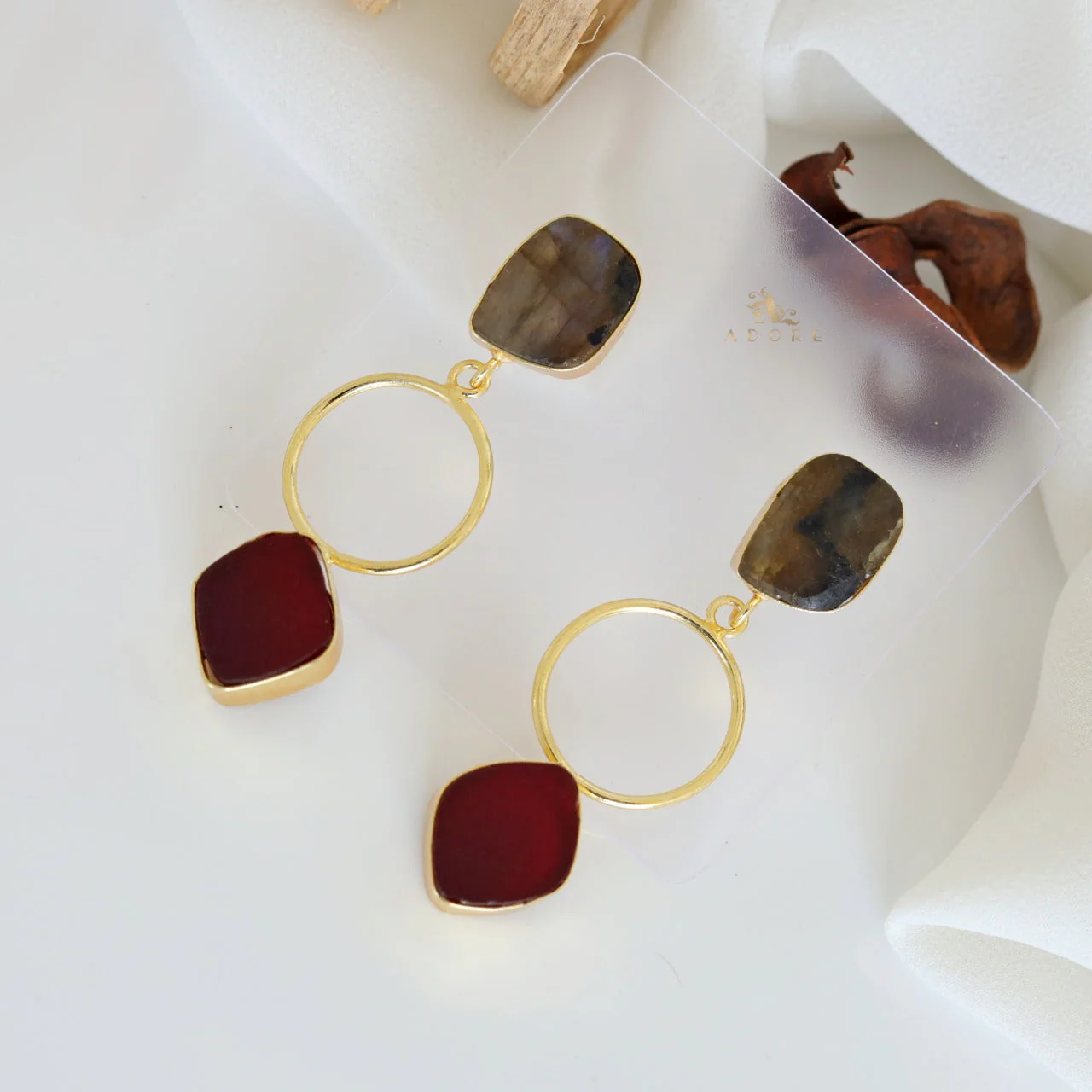 Middle Golden Circle Earring - Image 3