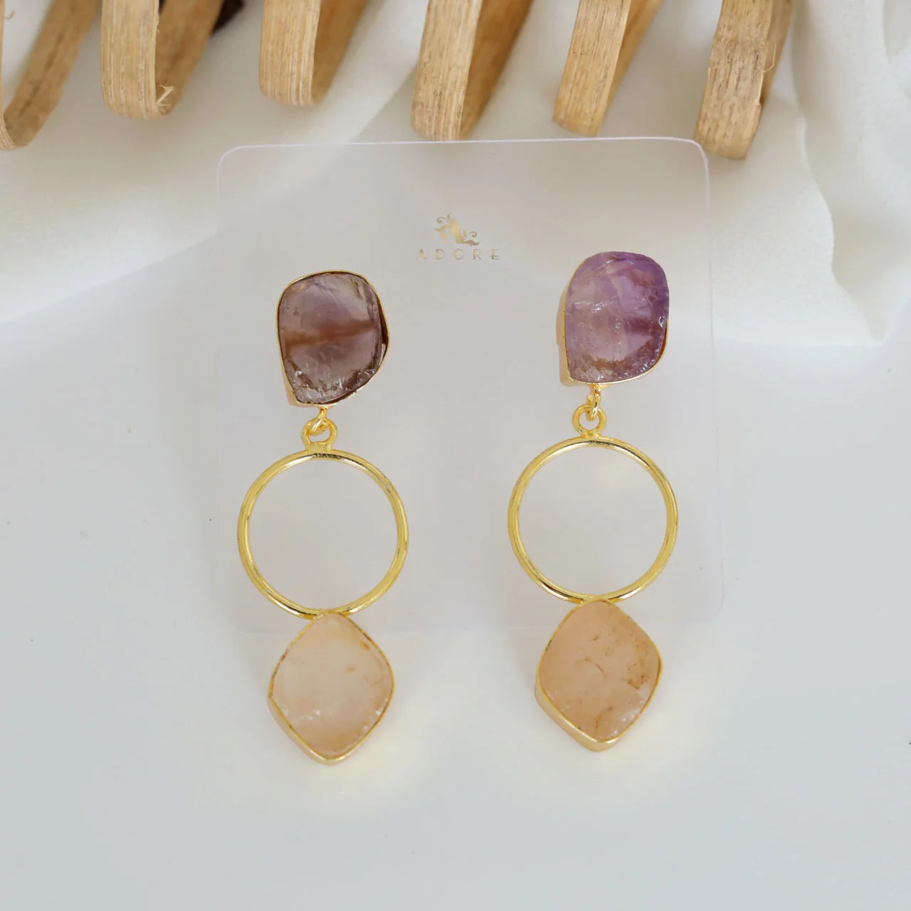 Middle Golden Circle Earring - Image 4