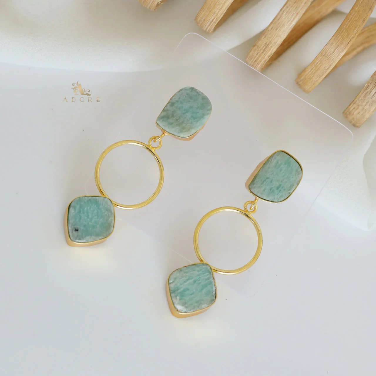 Middle Golden Circle Earring - Image 5