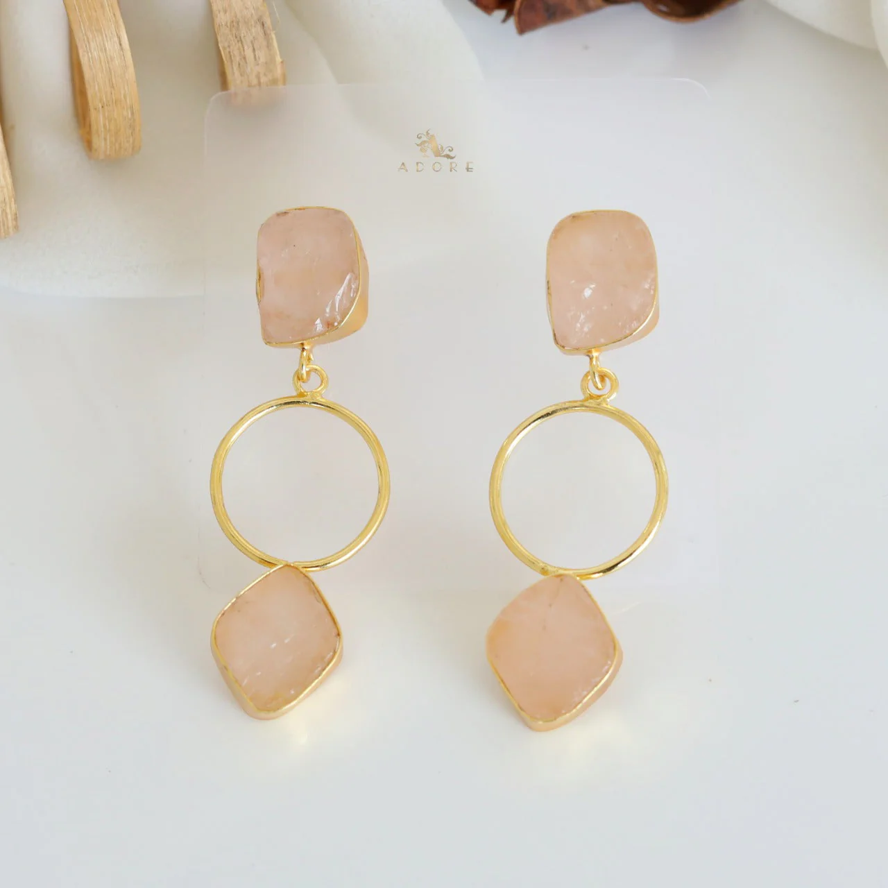 Middle Golden Circle Earring - Image 6