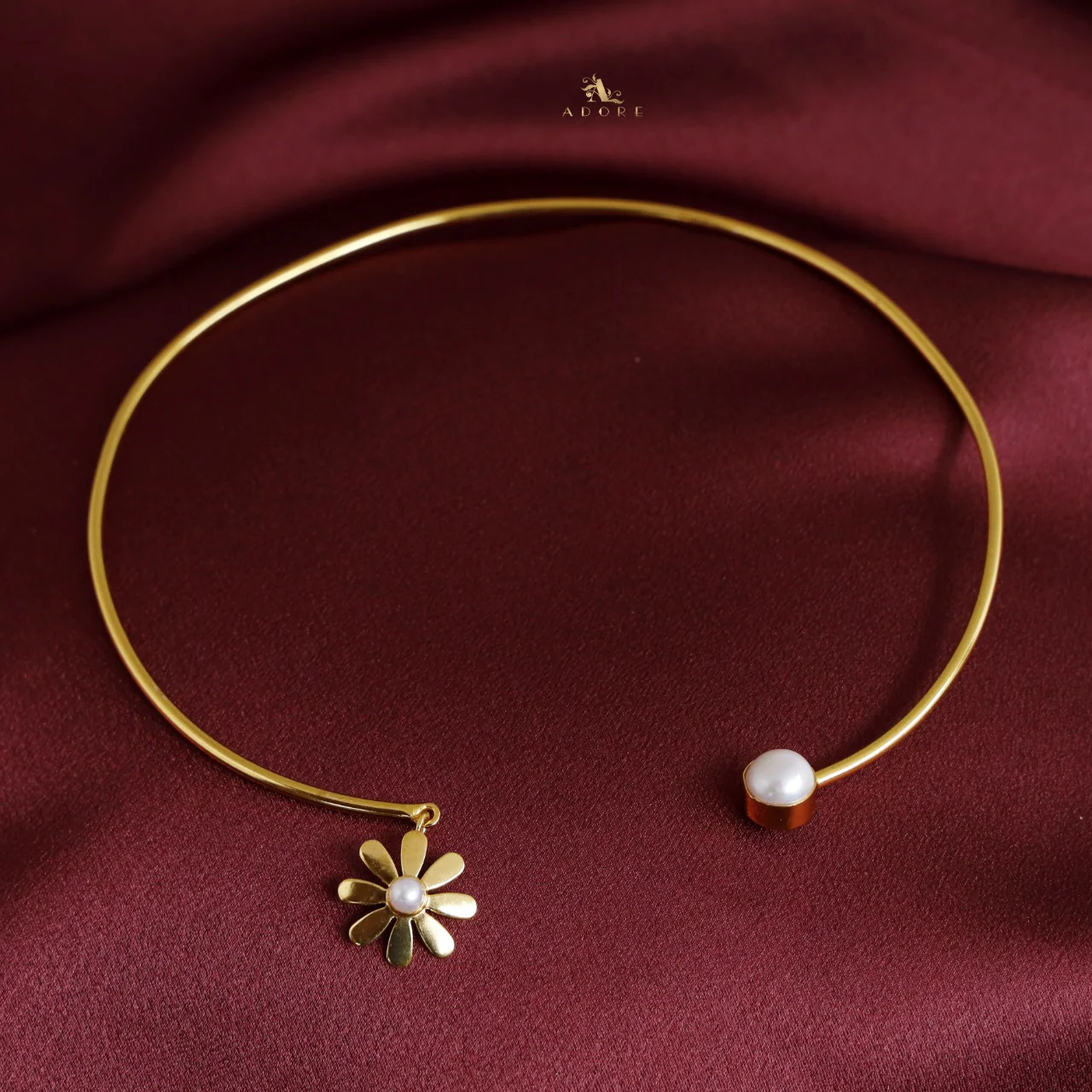 Midhila Pearl Open Neck Cuff - Image 4