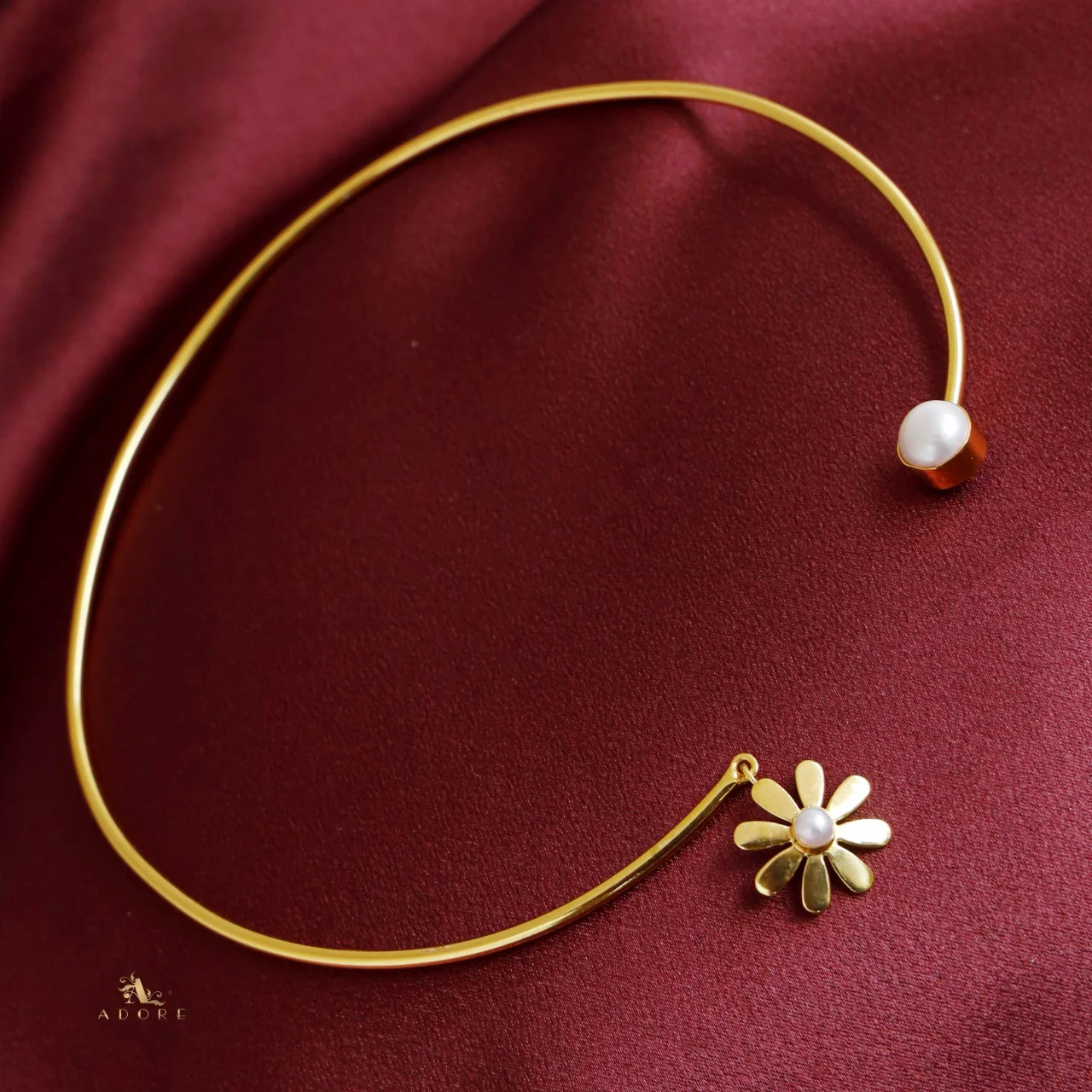 Midhila Pearl Open Neck Cuff - Image 5