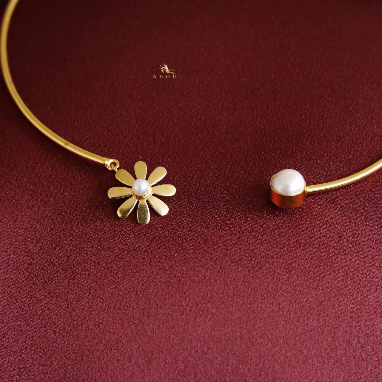 Midhila Pearl Open Neck Cuff - Image 6