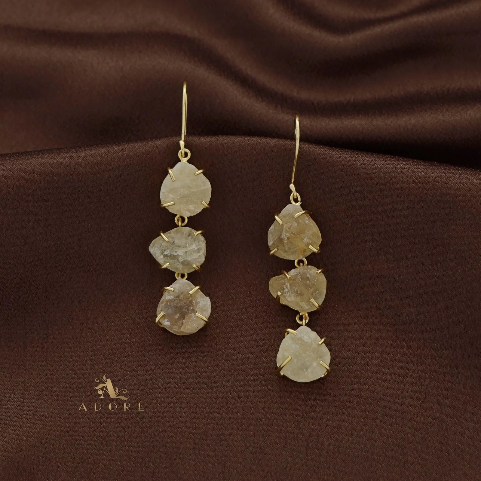 Minerva Raw Stone Ear Drops (Premium) - Image 27