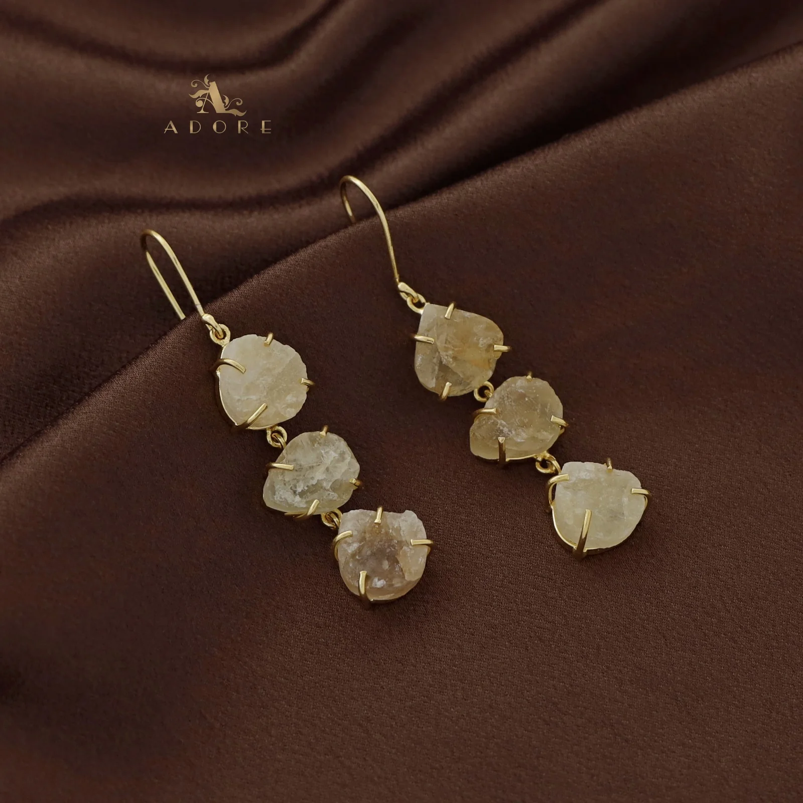 Minerva Raw Stone Ear Drops (Premium) - Image 28