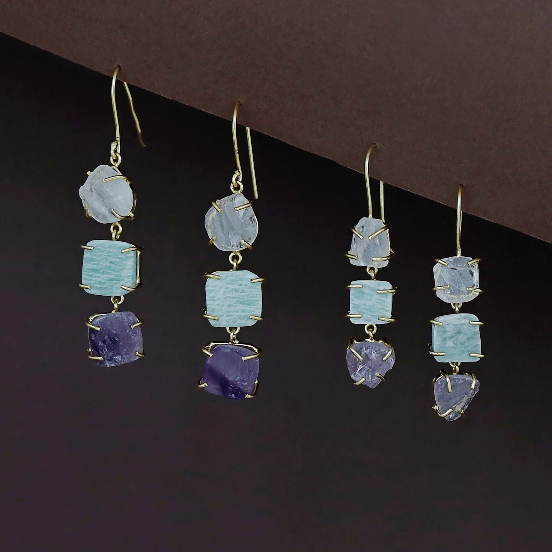 Minerva Raw Stone Ear Drops (Premium) - Image 39