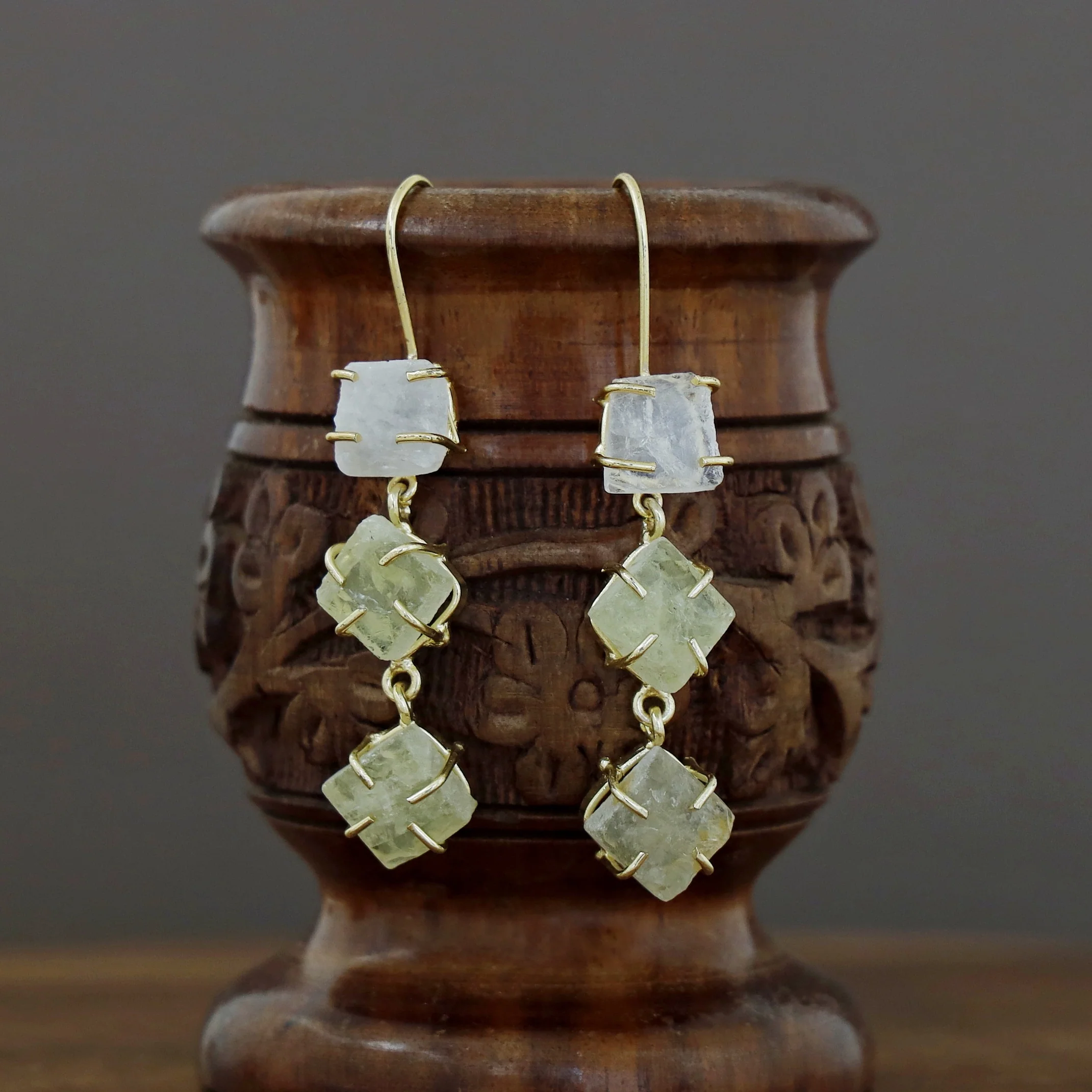 Minerva Raw Stone Ear Drops (Premium) - Image 40